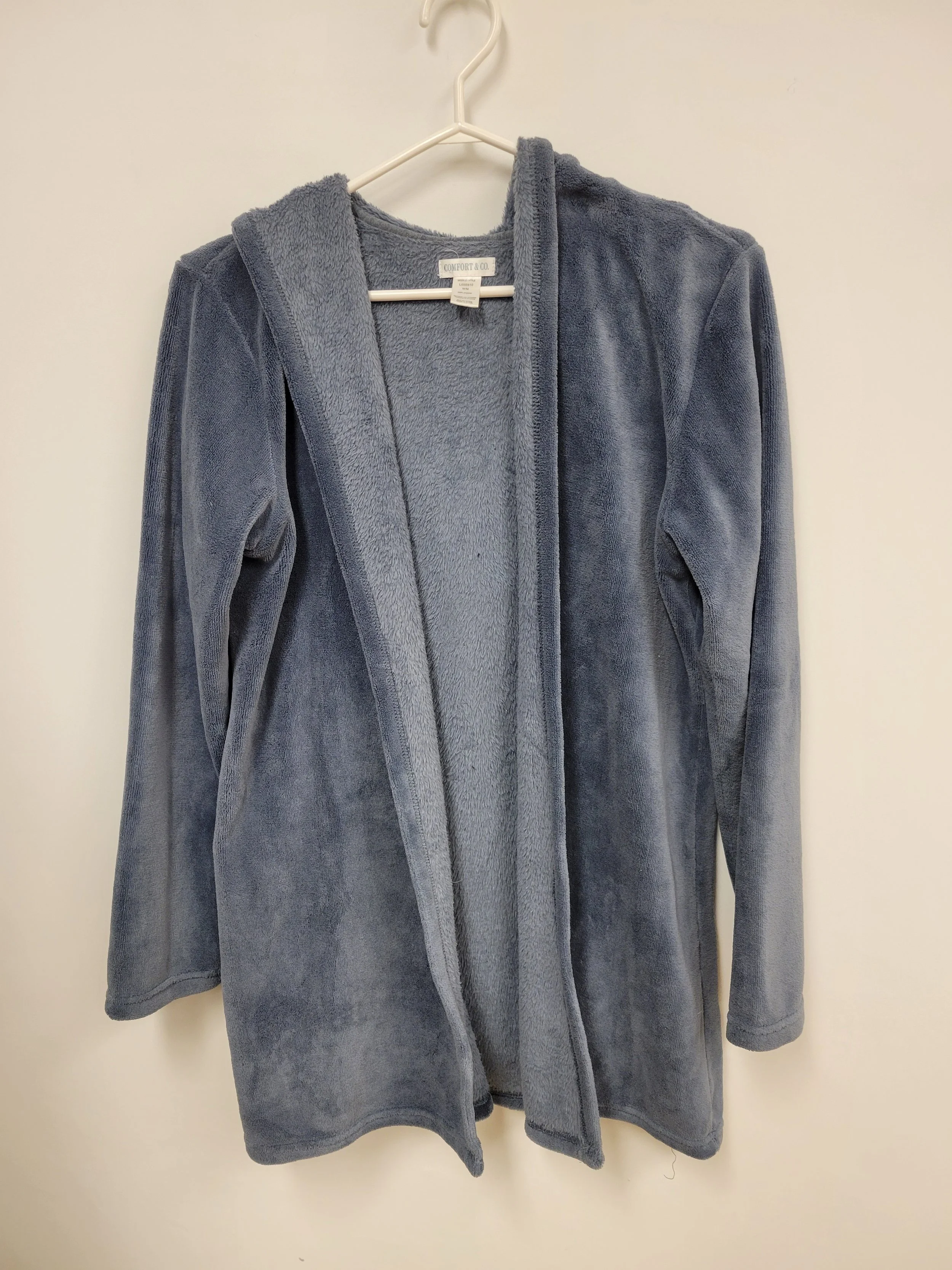 veste bleu en velours, comfort and co, taille M