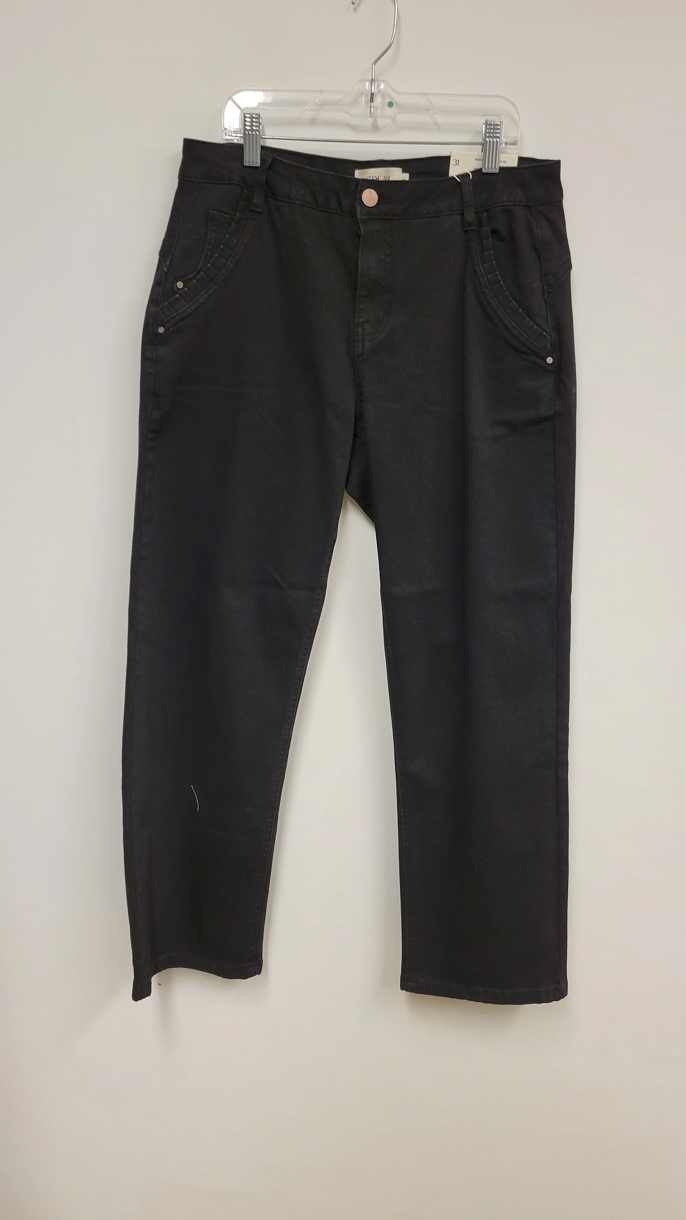 Neuf - Jean noir 80% coton, CREAM, taille 31