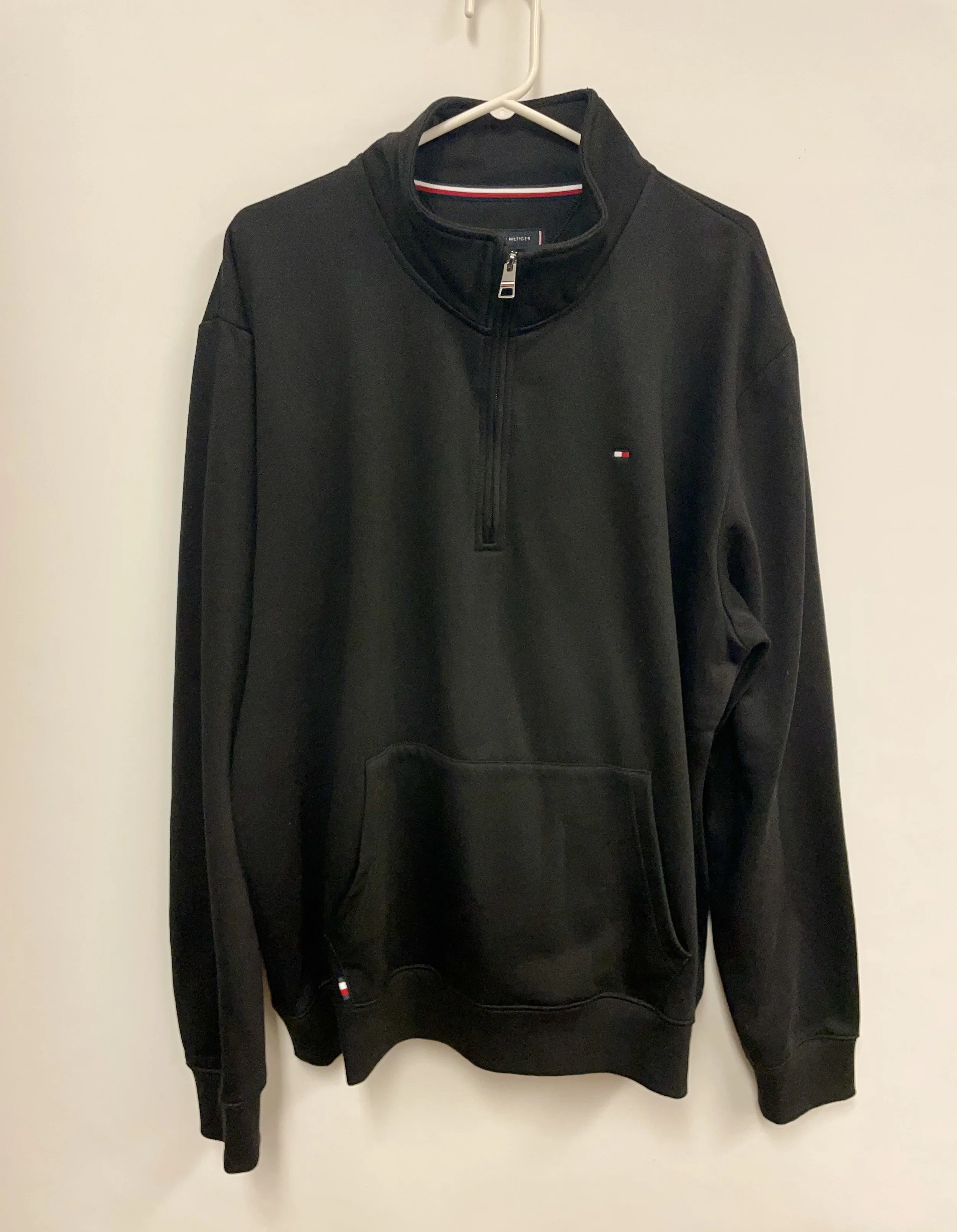 Coton ouaté noir, TOMMY HILFIGER, taille XXL.