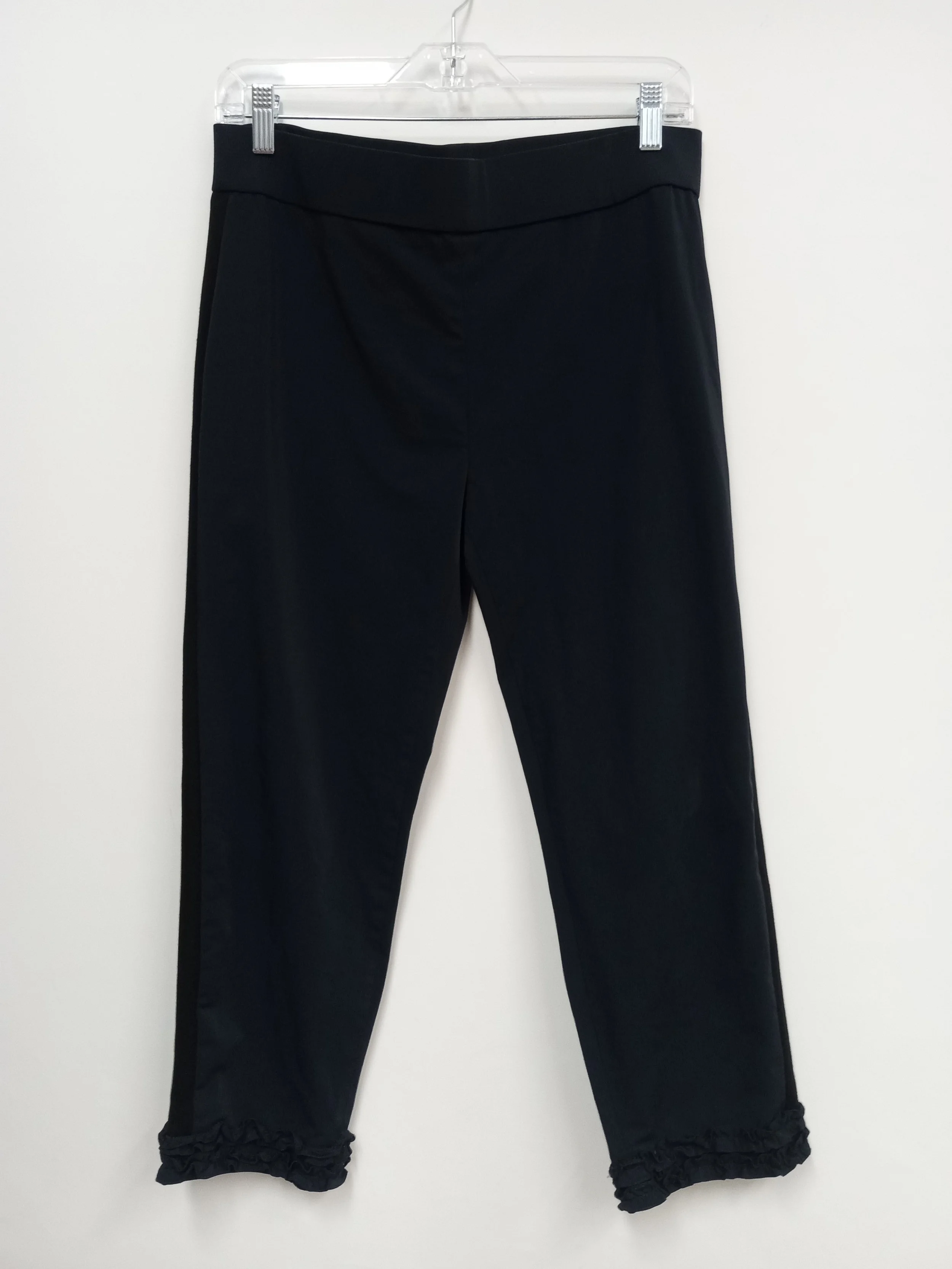 Pantalon 3/4 bleu marine avec frises en bas, Raffaello Rossi, 40 (M/L)