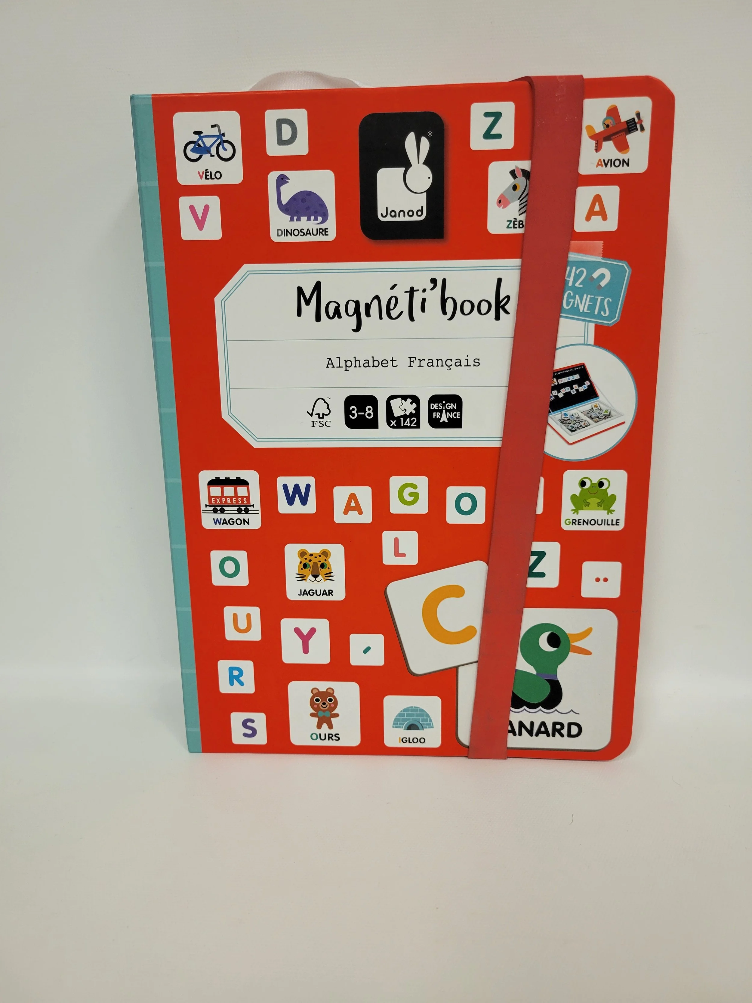 L'alphabet français, 142 aimants, Janod