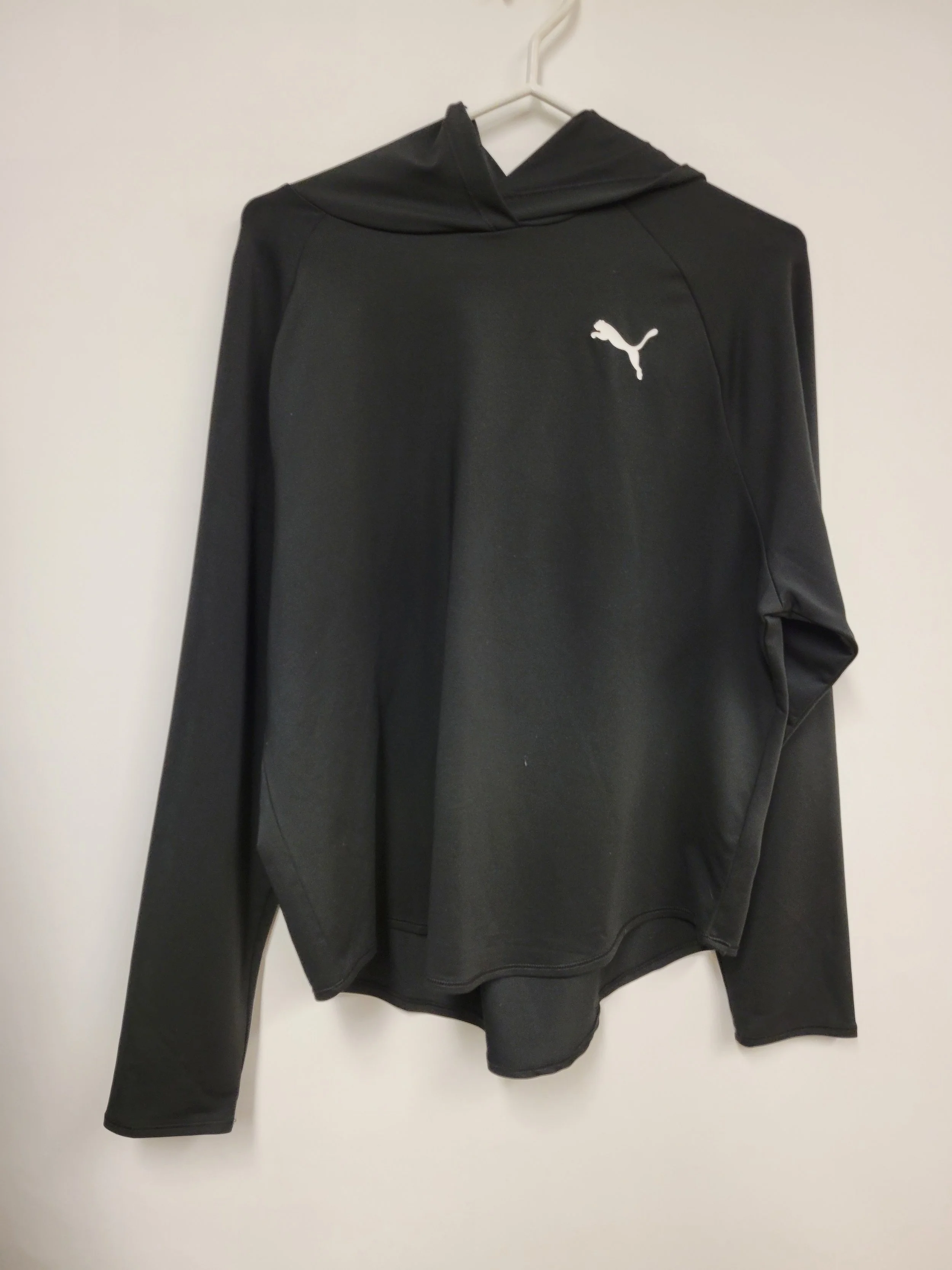 Chandail sport léger à capuche noir, Puma, L