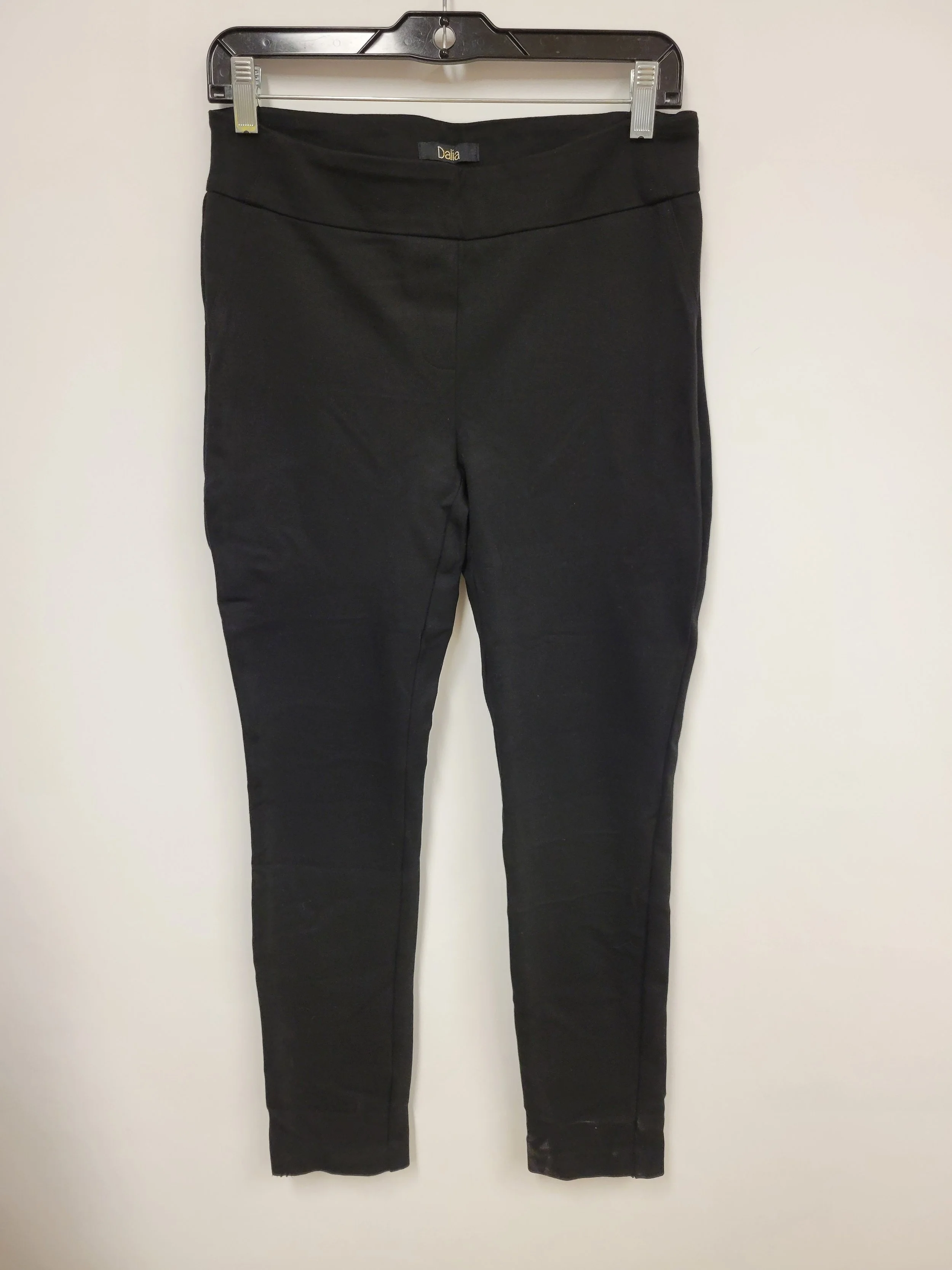 Pantalon noir extensible (sans poches), Dalia, taille 6