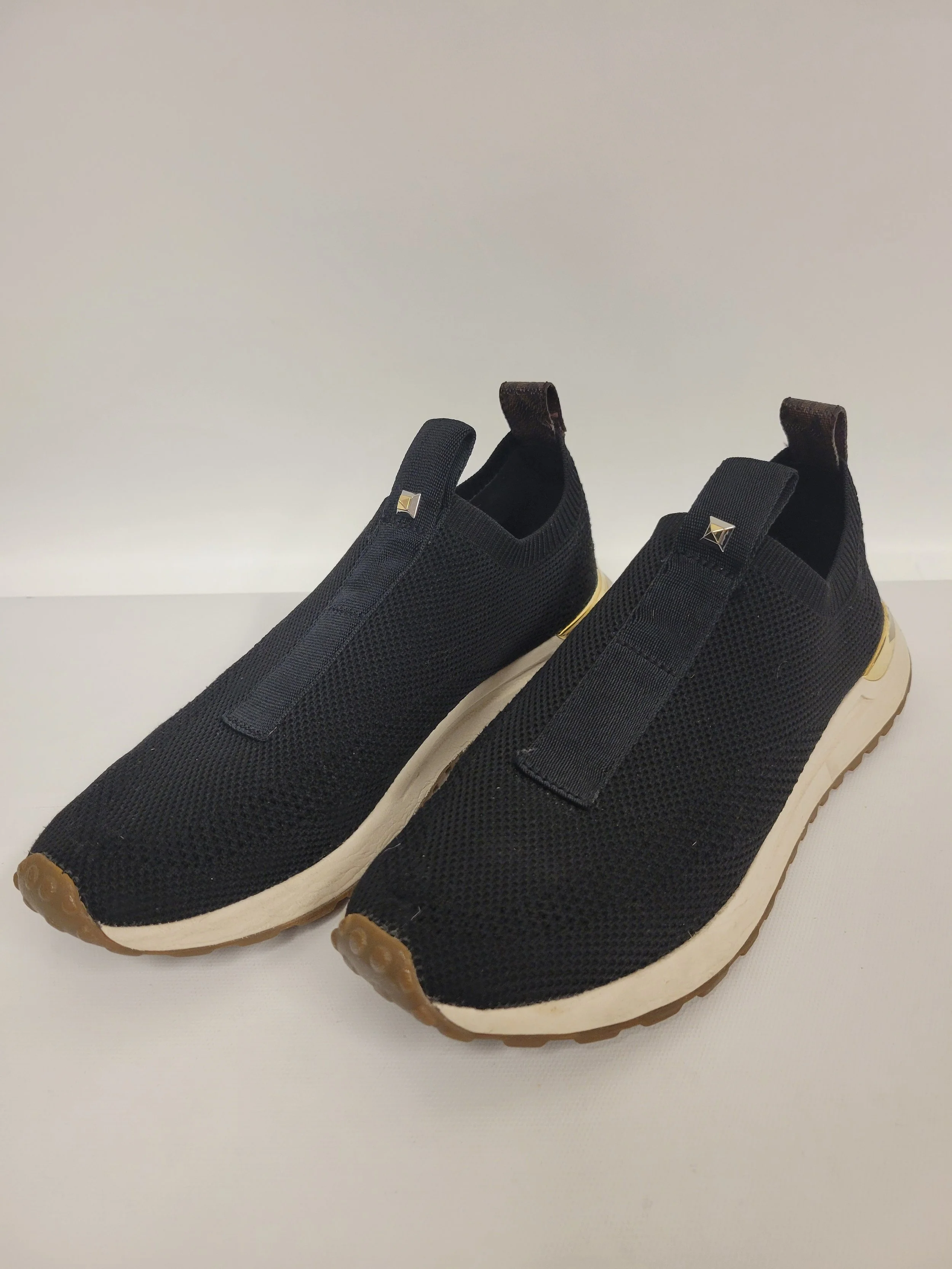 Chaussures, Noir et or, Tissus, Michael Kors, Pointure US 7.5