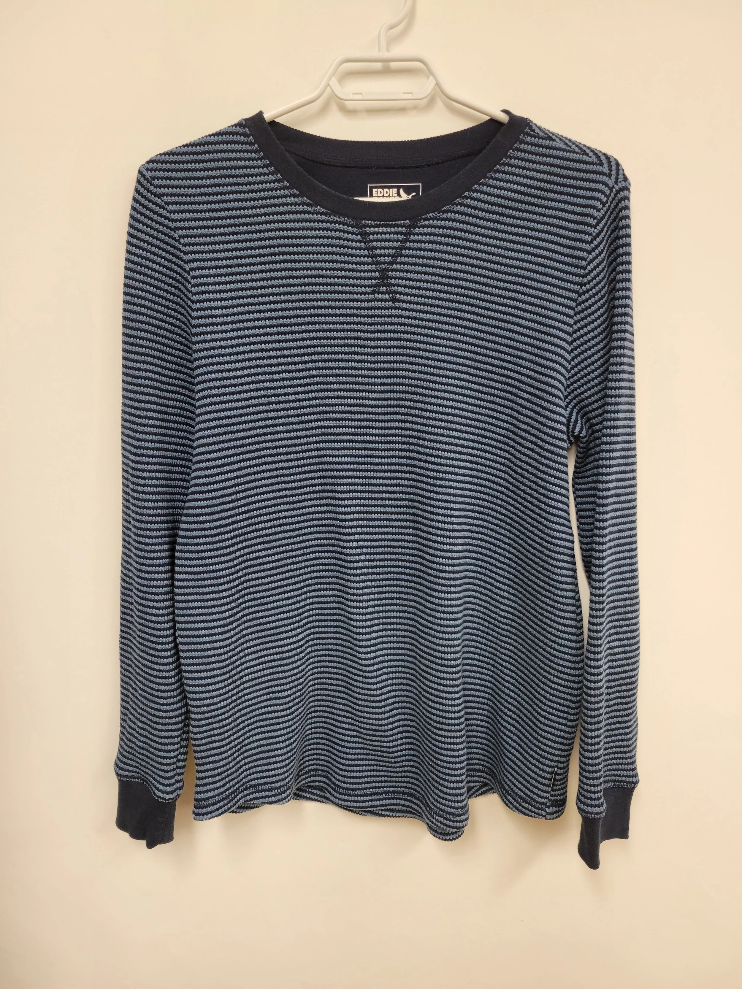 Tricot bleu rayé, Eddie Baur, M
