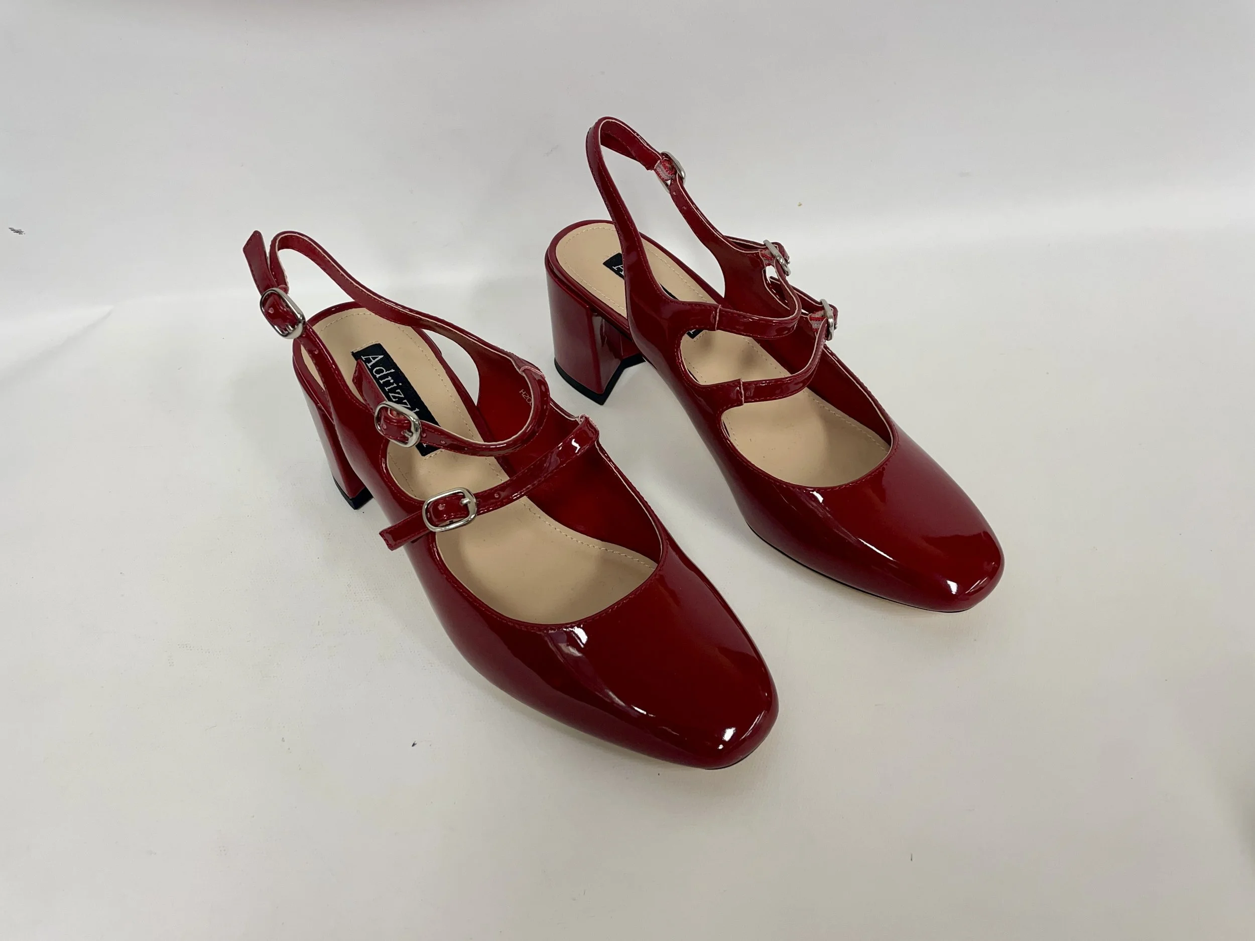 Chaussures bourgognes, ADRIZZLEIN, commes neuves, pointure 7.