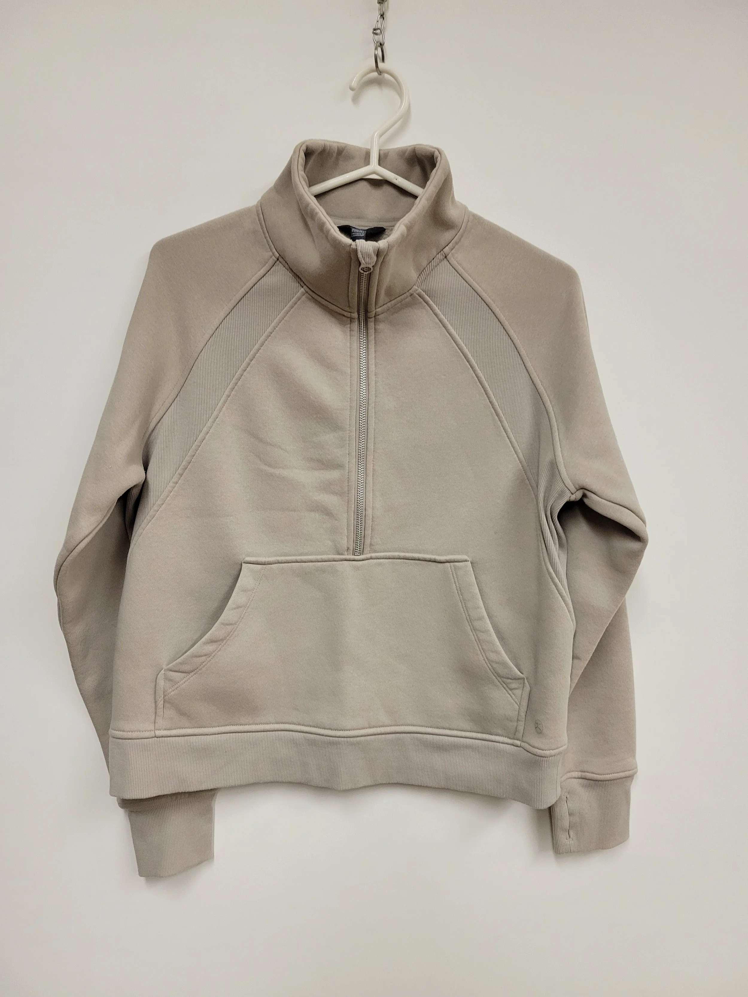 Chandail demi-zip beige, Danskin, S