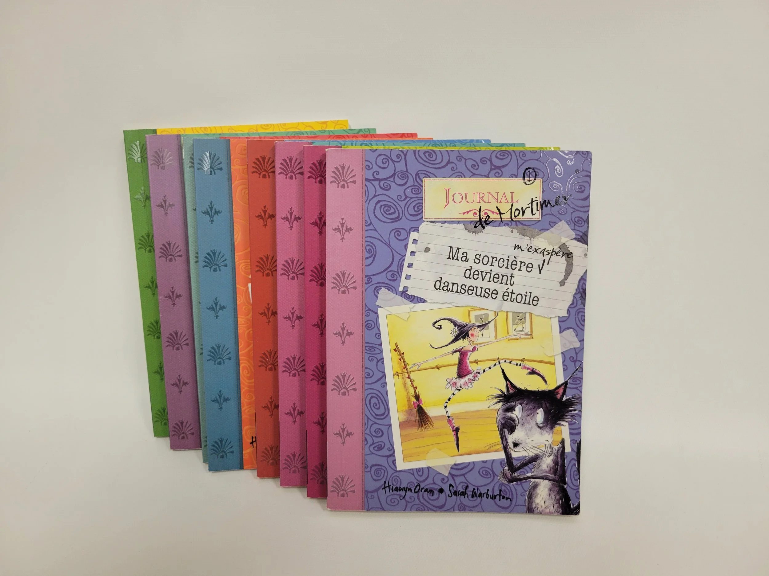 serie "journal de mortimer ", v.1 a v.8