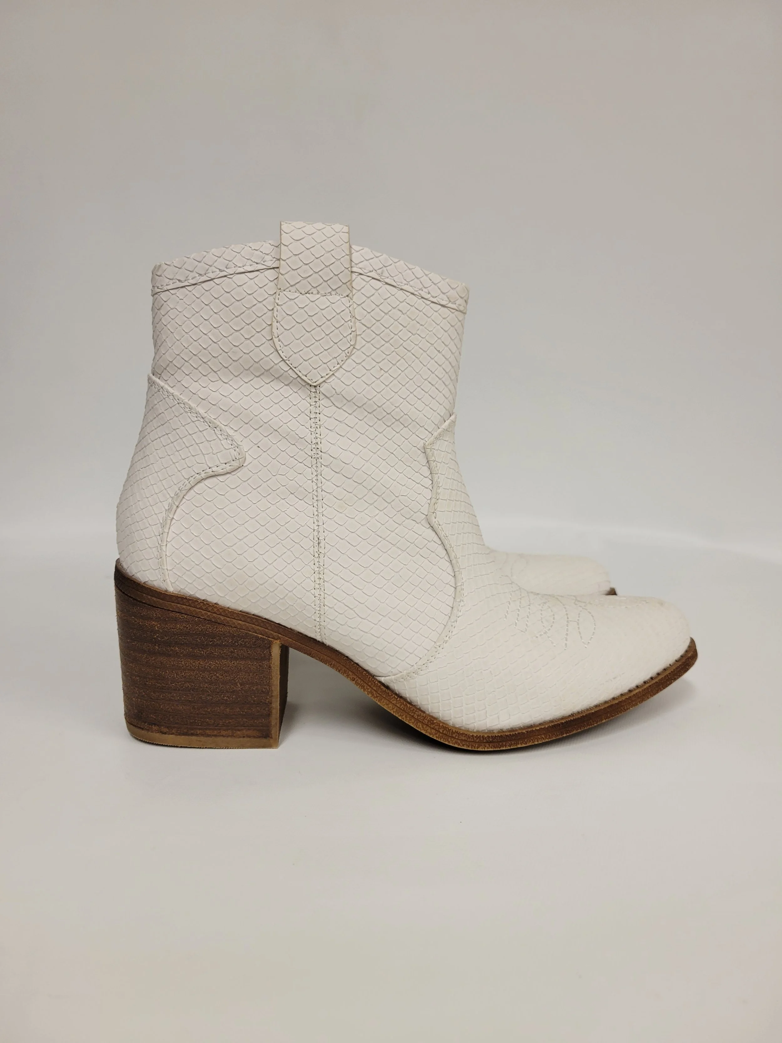 Botte de Cowboy blanc , Dirty Laundry, grandeur 8.5M
