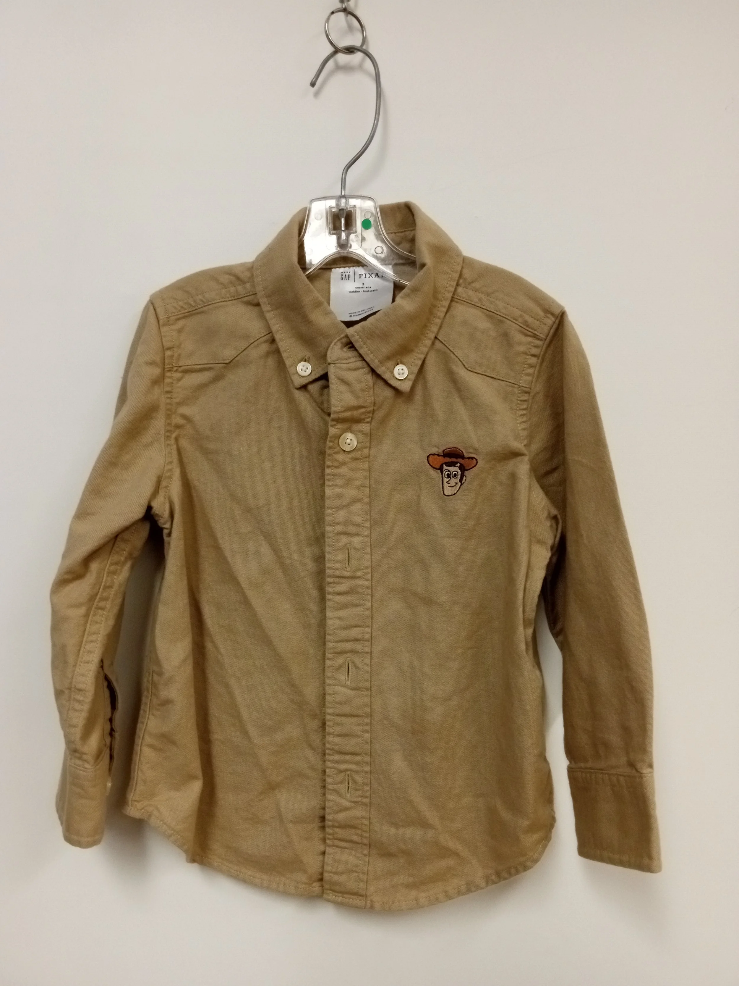 Chemise (Coton/Spandex), Beige, PIXAR (BABY GAP), Taille 3 ans