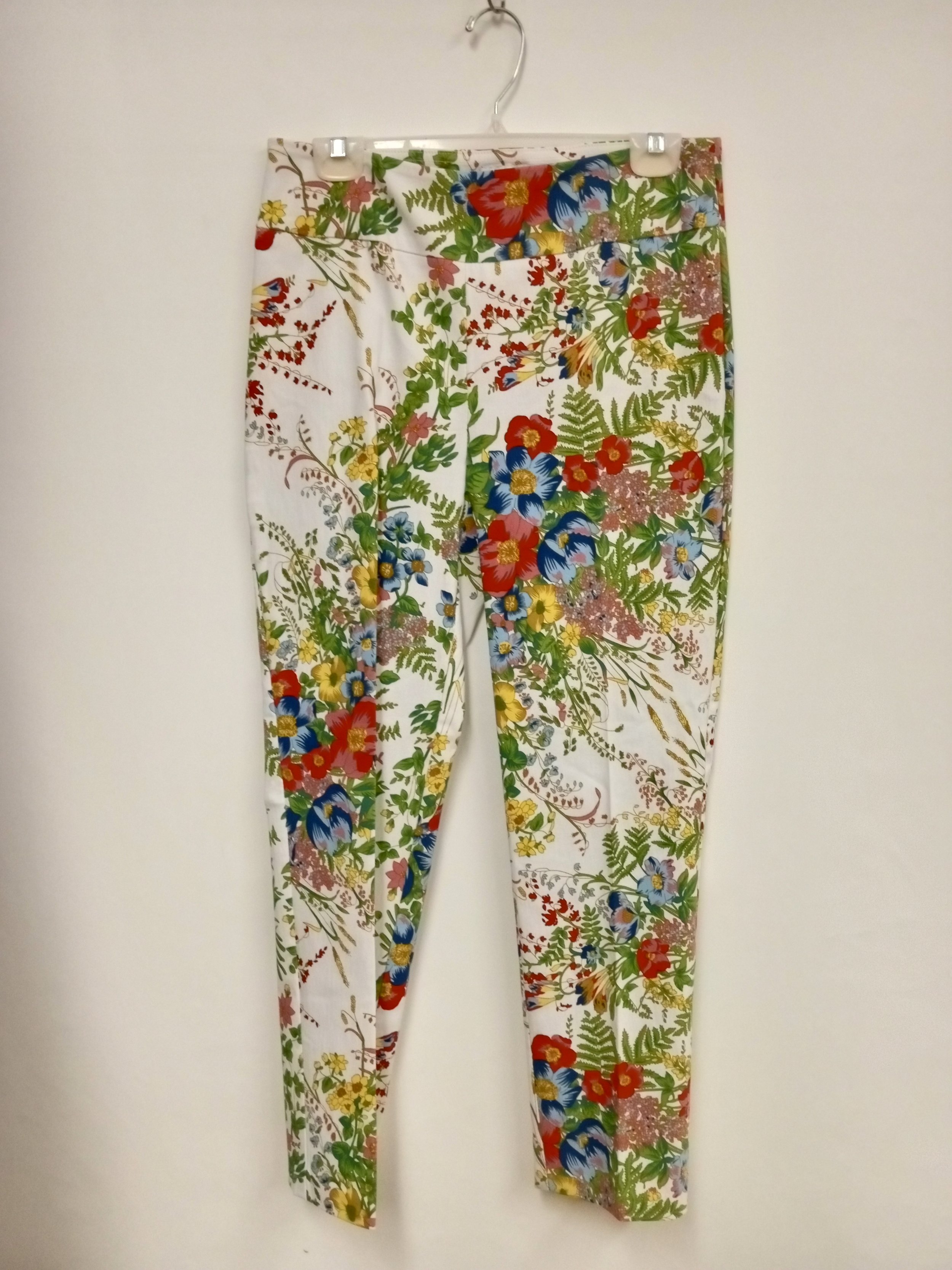 Pantalon ajusté, motif fleuri, Joseph Ribkoff, Taille 10