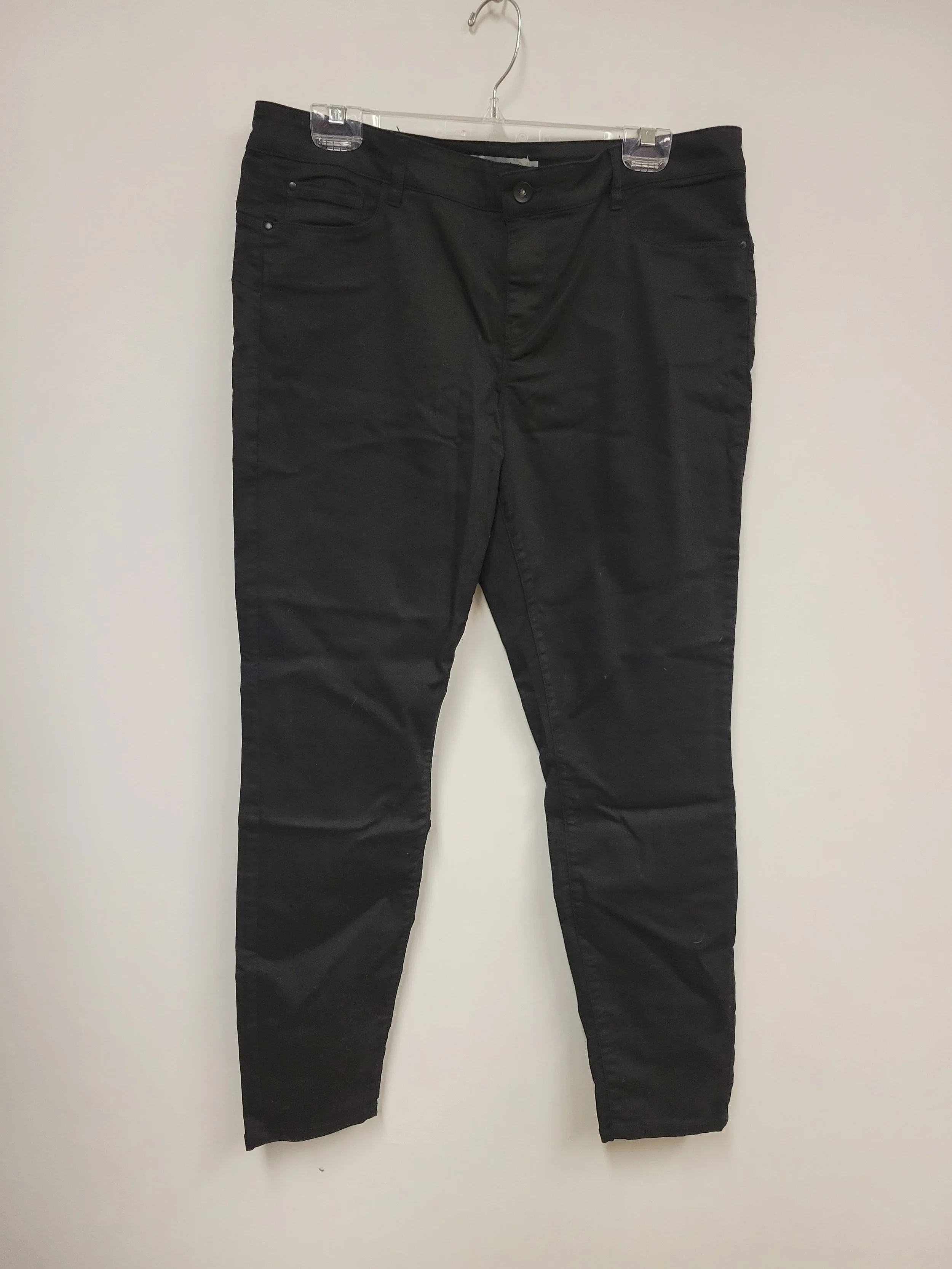 jeans noir ajusté extensible taille haute, vero moda, XL