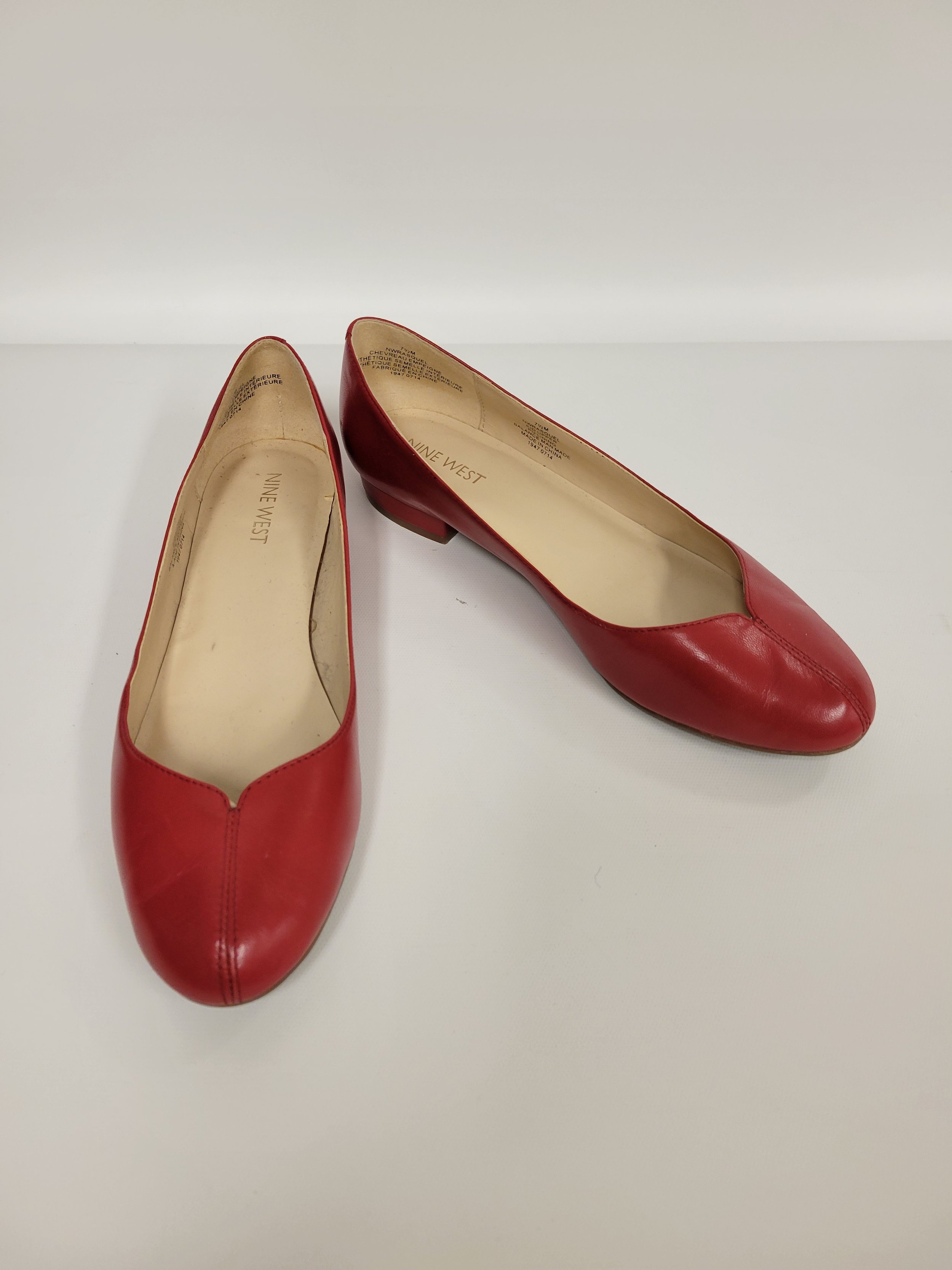 Ballerines rouge, Nina West, pointure 7.5