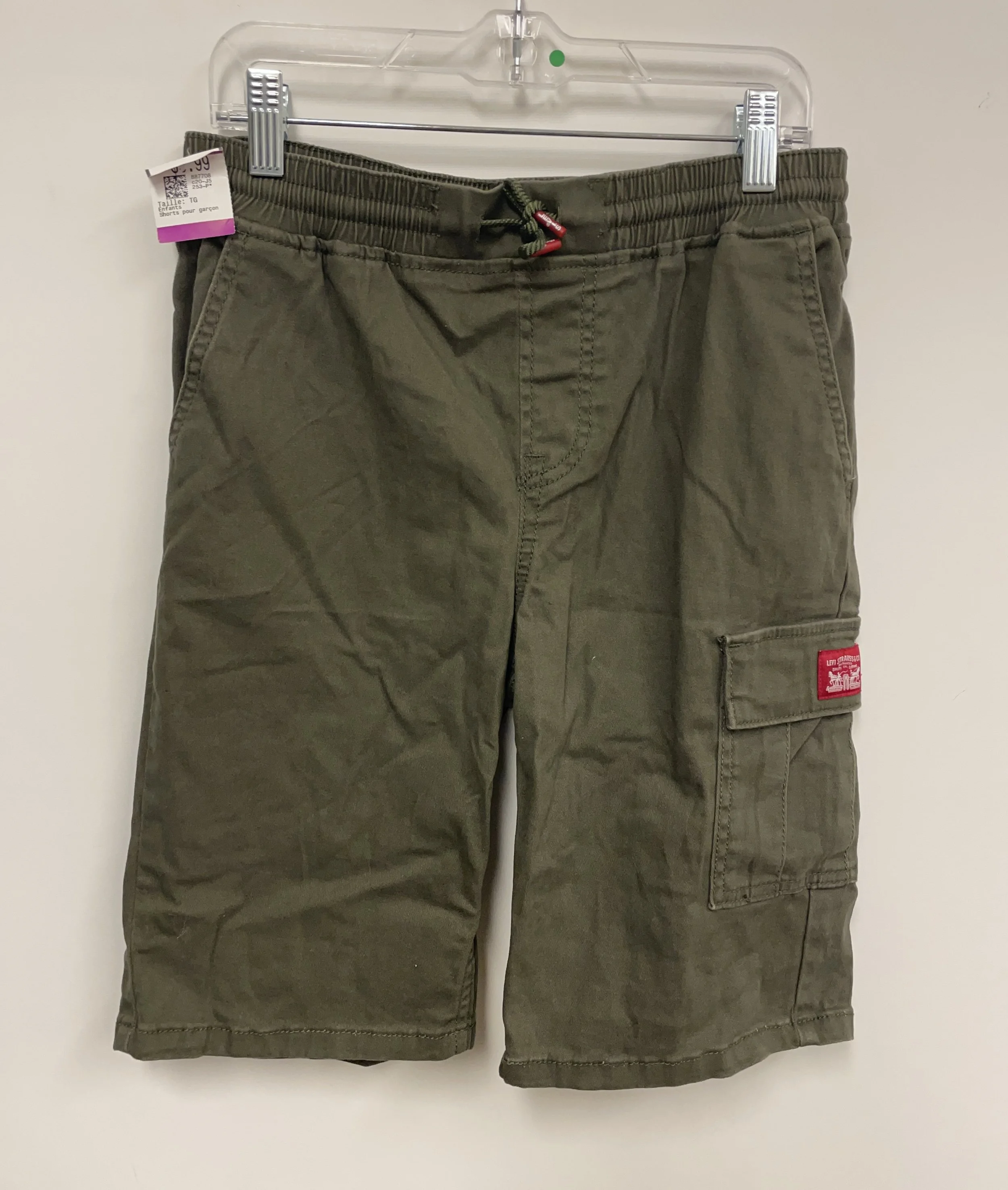 NEUF, short vert foncé, LEVI STRAUSS, en coton, taille XL (14-16 ans).