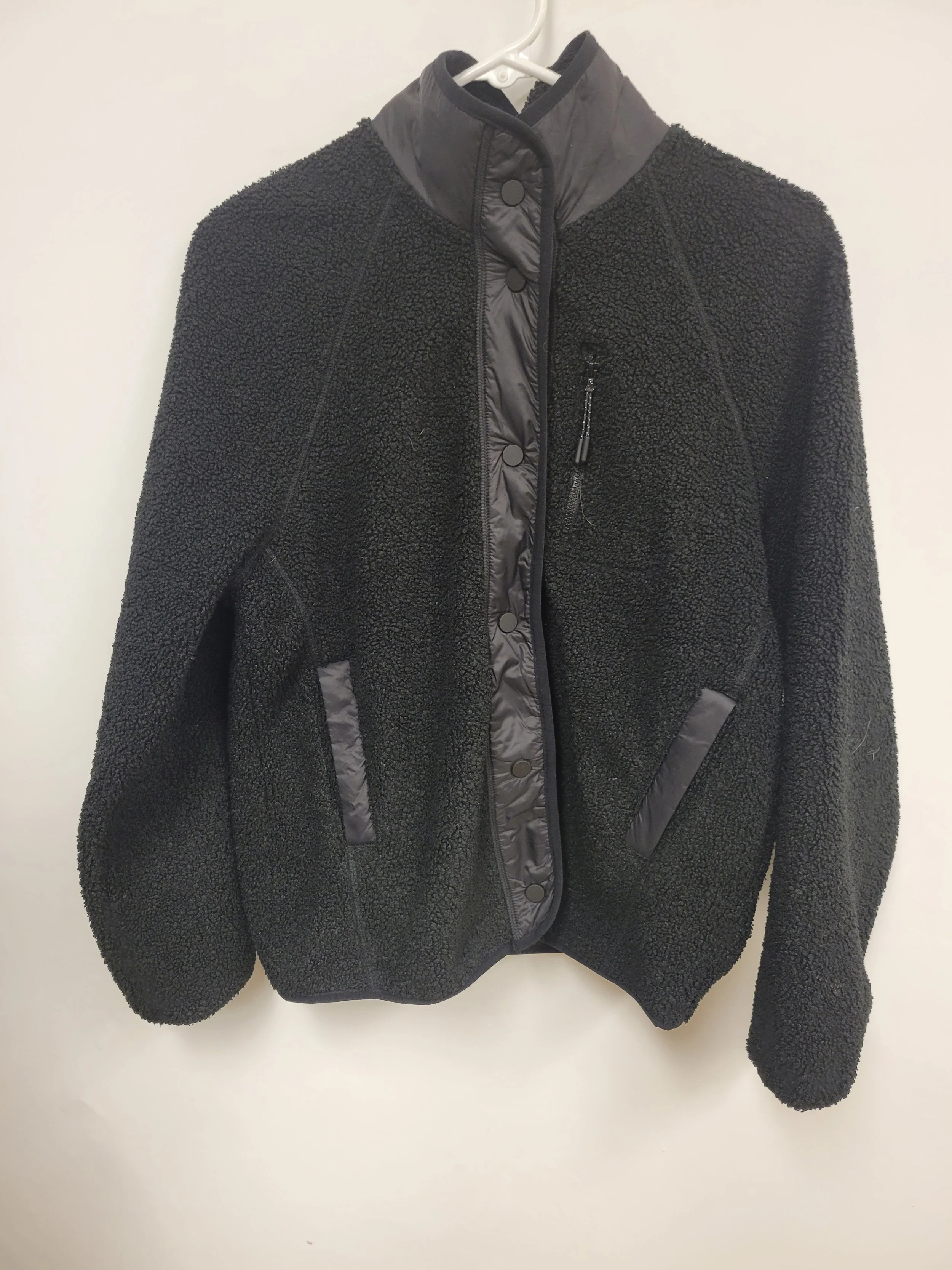 veste noire en molleton, reitmans, XS