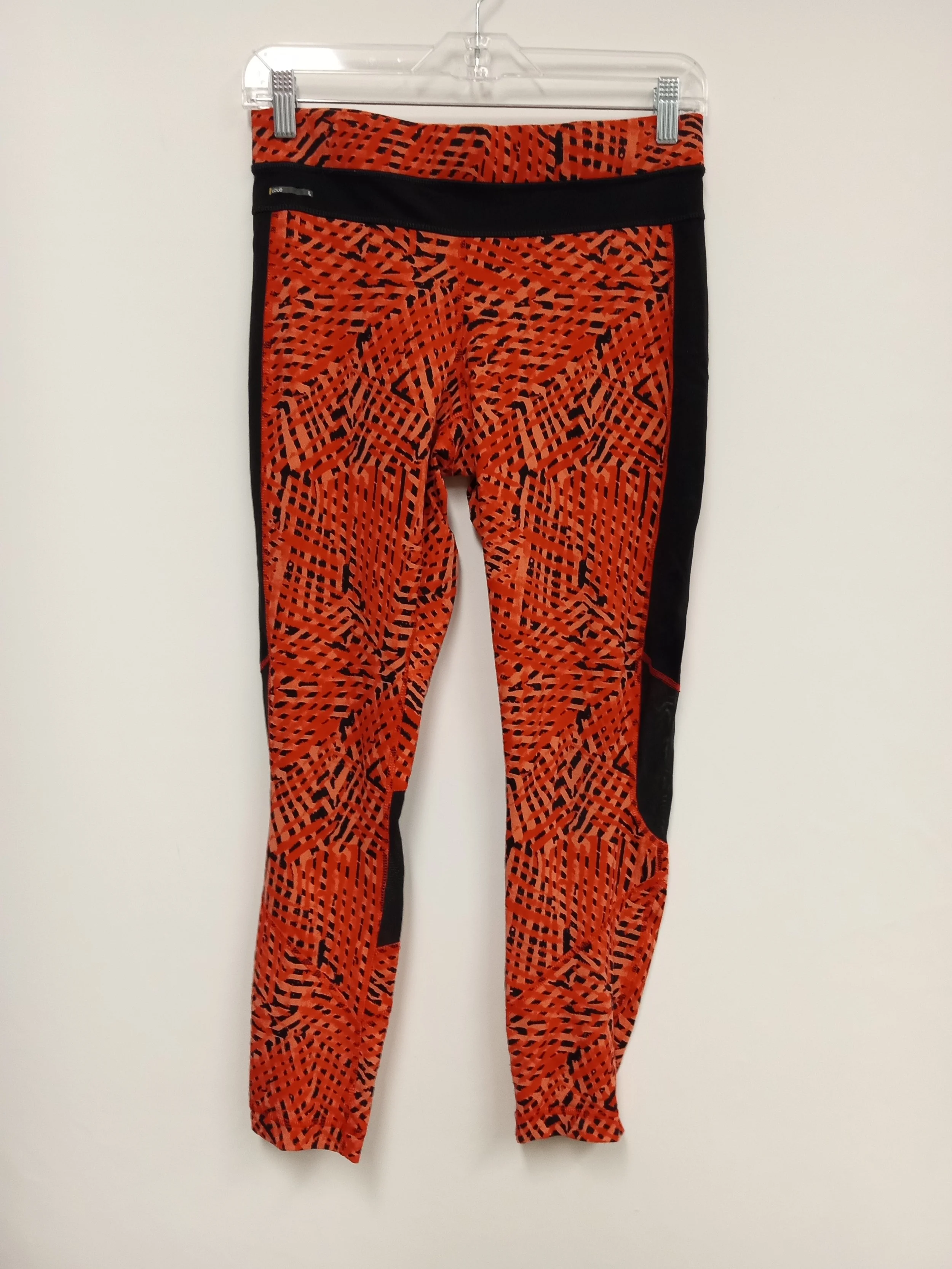 Legging rouge à motifs noirs, Lolë, Taille S