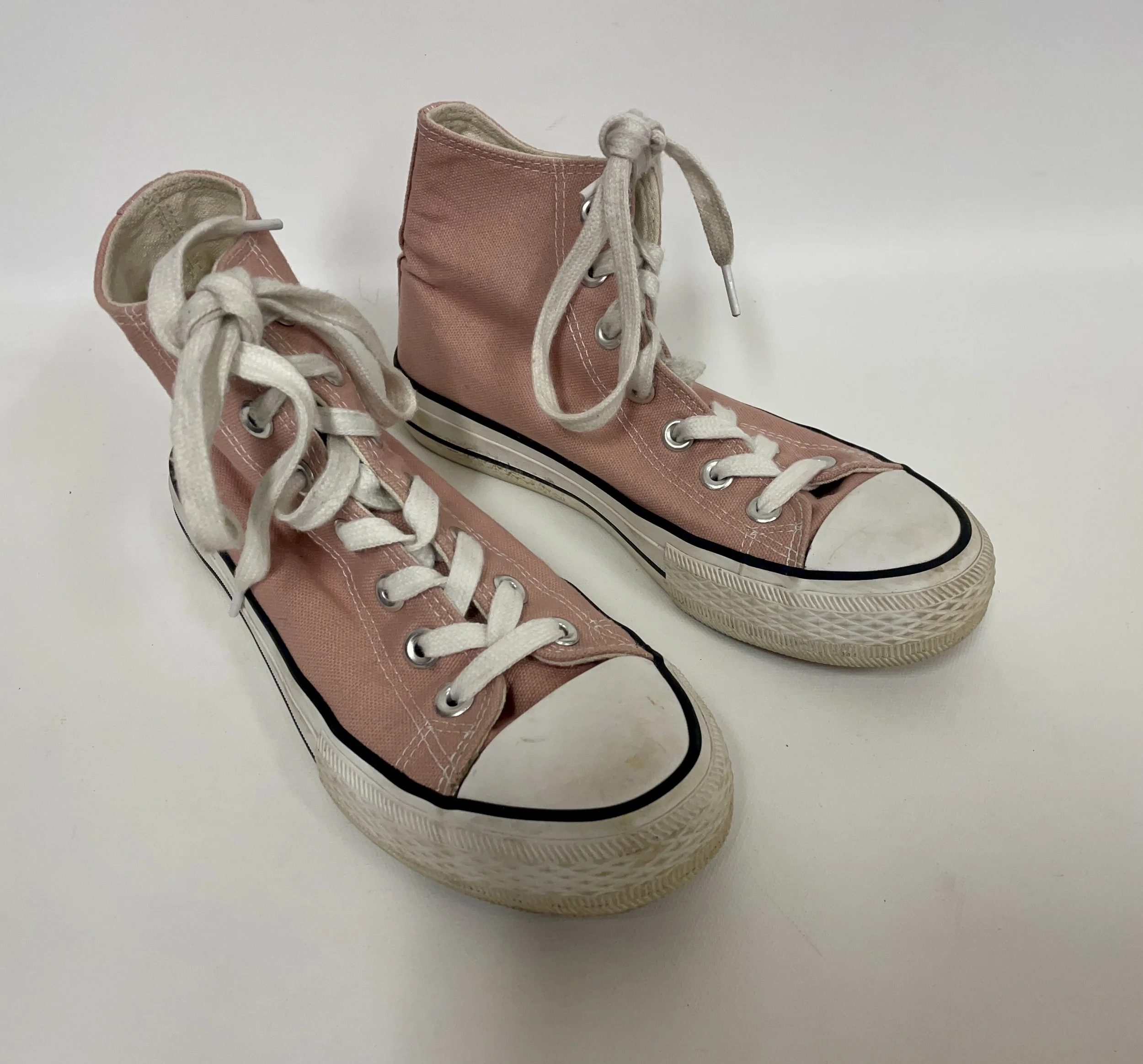 Espadrilles roses et blanches, YELLOW 1993 CLASSIC, pointure 7.