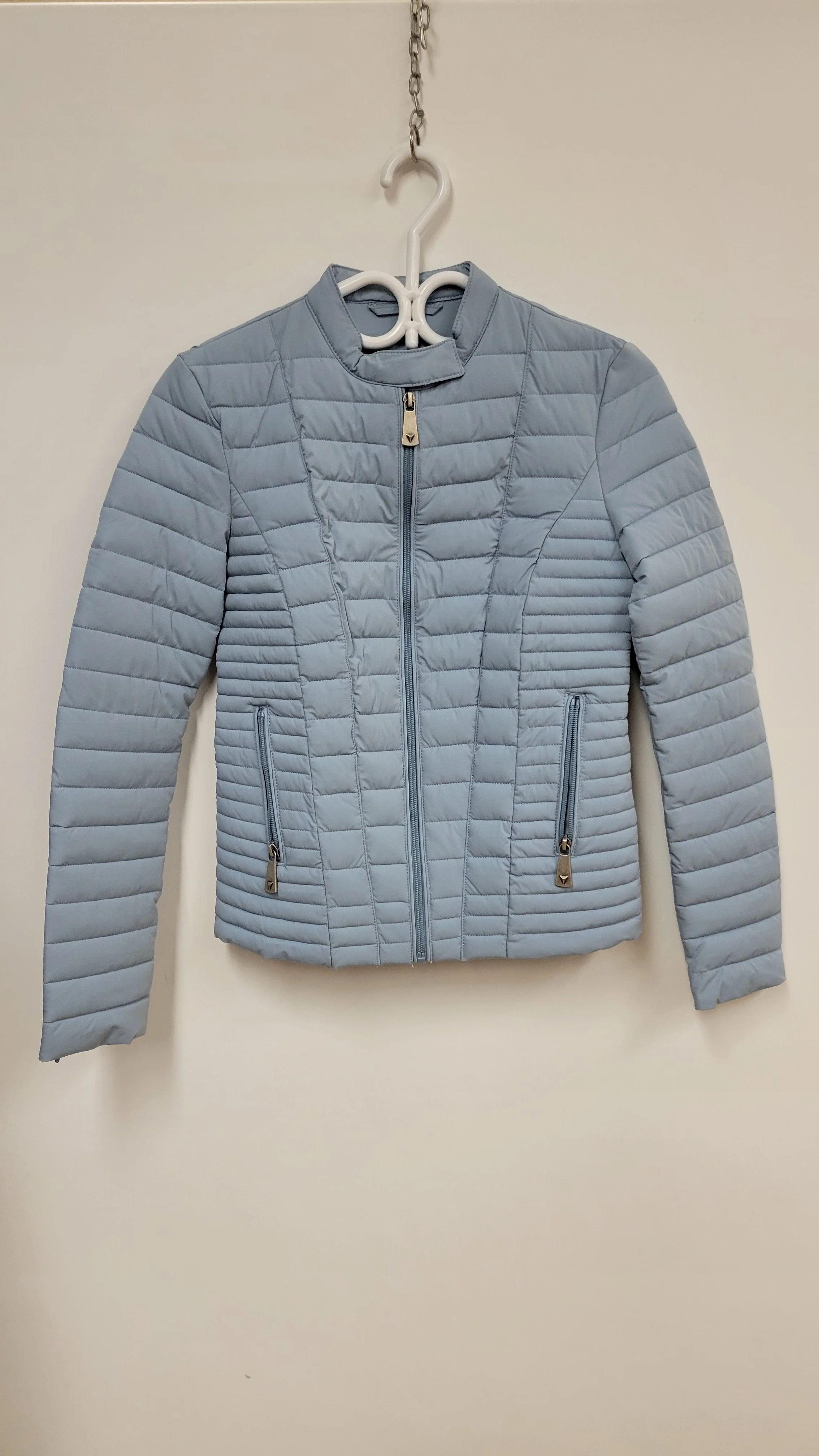 Manteau mi-saison matelassé, bleu acier, GUESS, XS