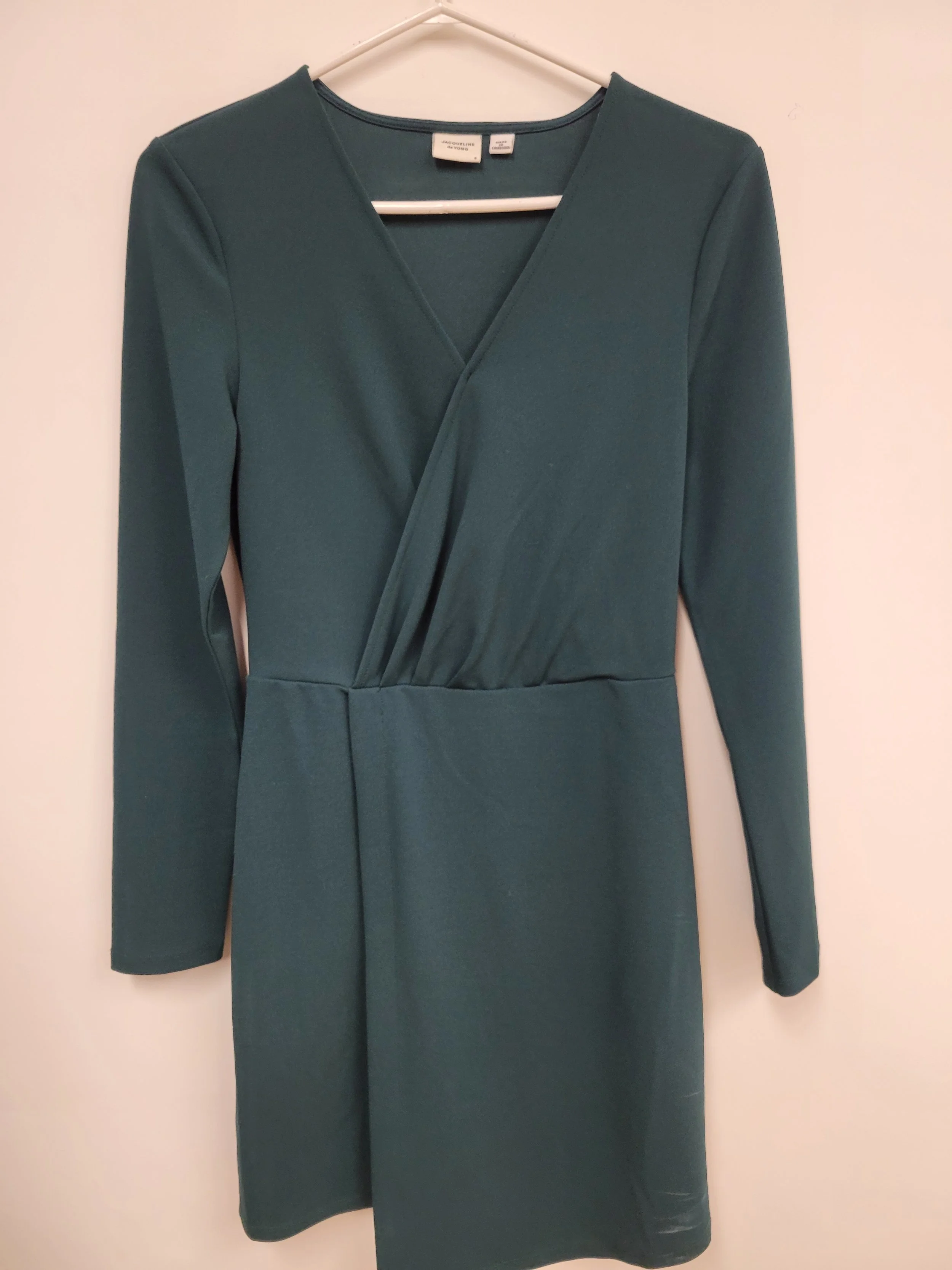 robe vert forêt, jacqueline de yong, taille S