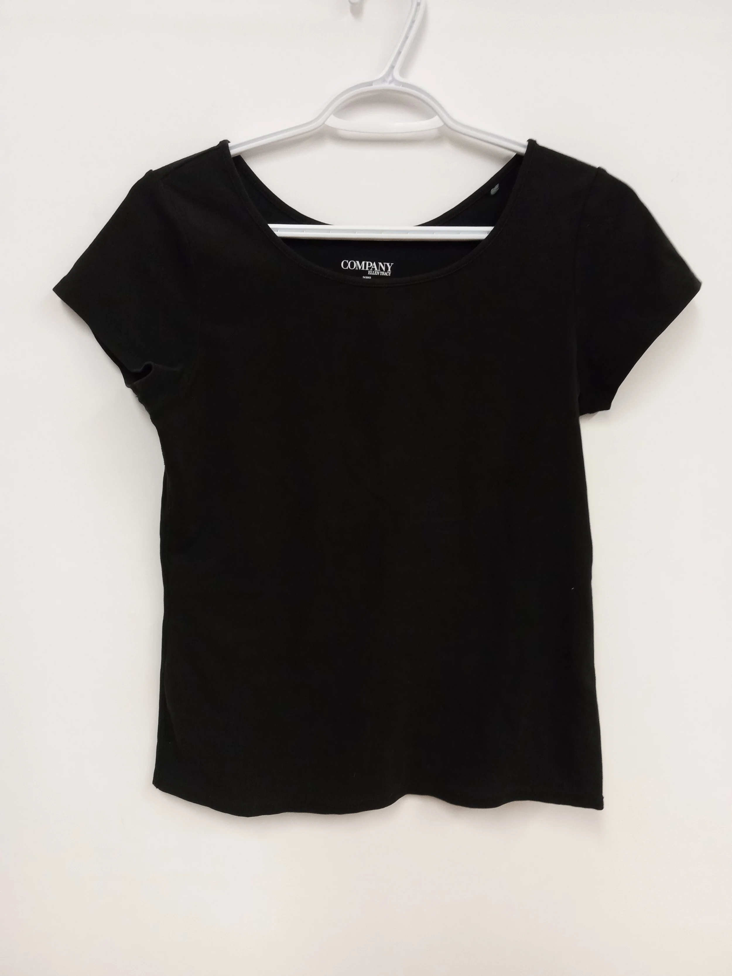 T-shirt noir, Ellen Tracy, M