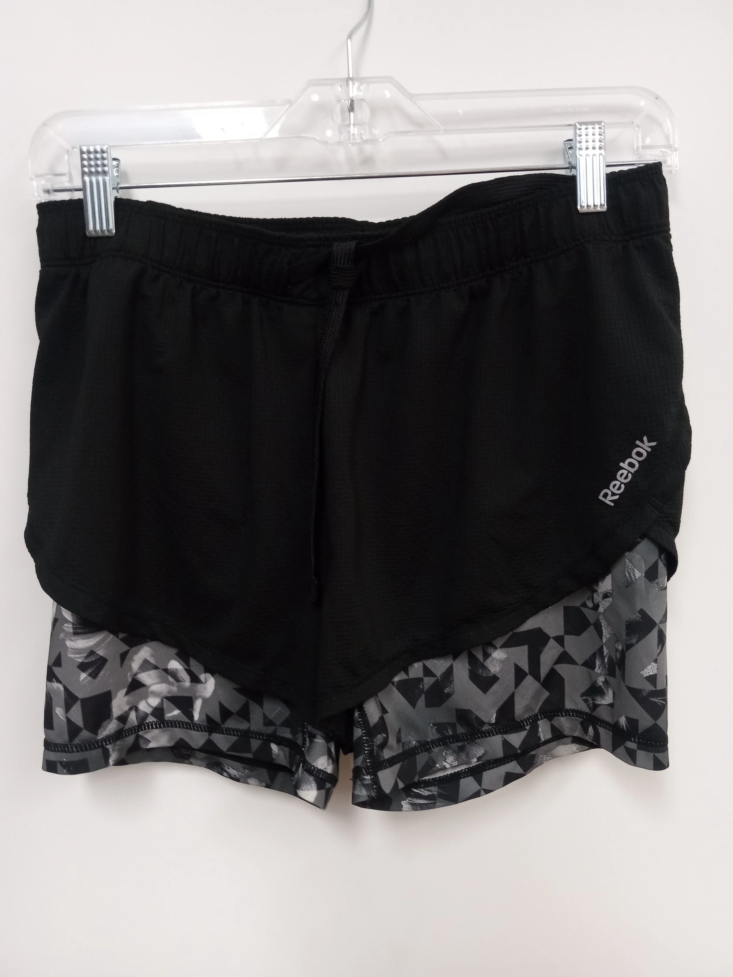 Short actif noir et gris, Reebok, M