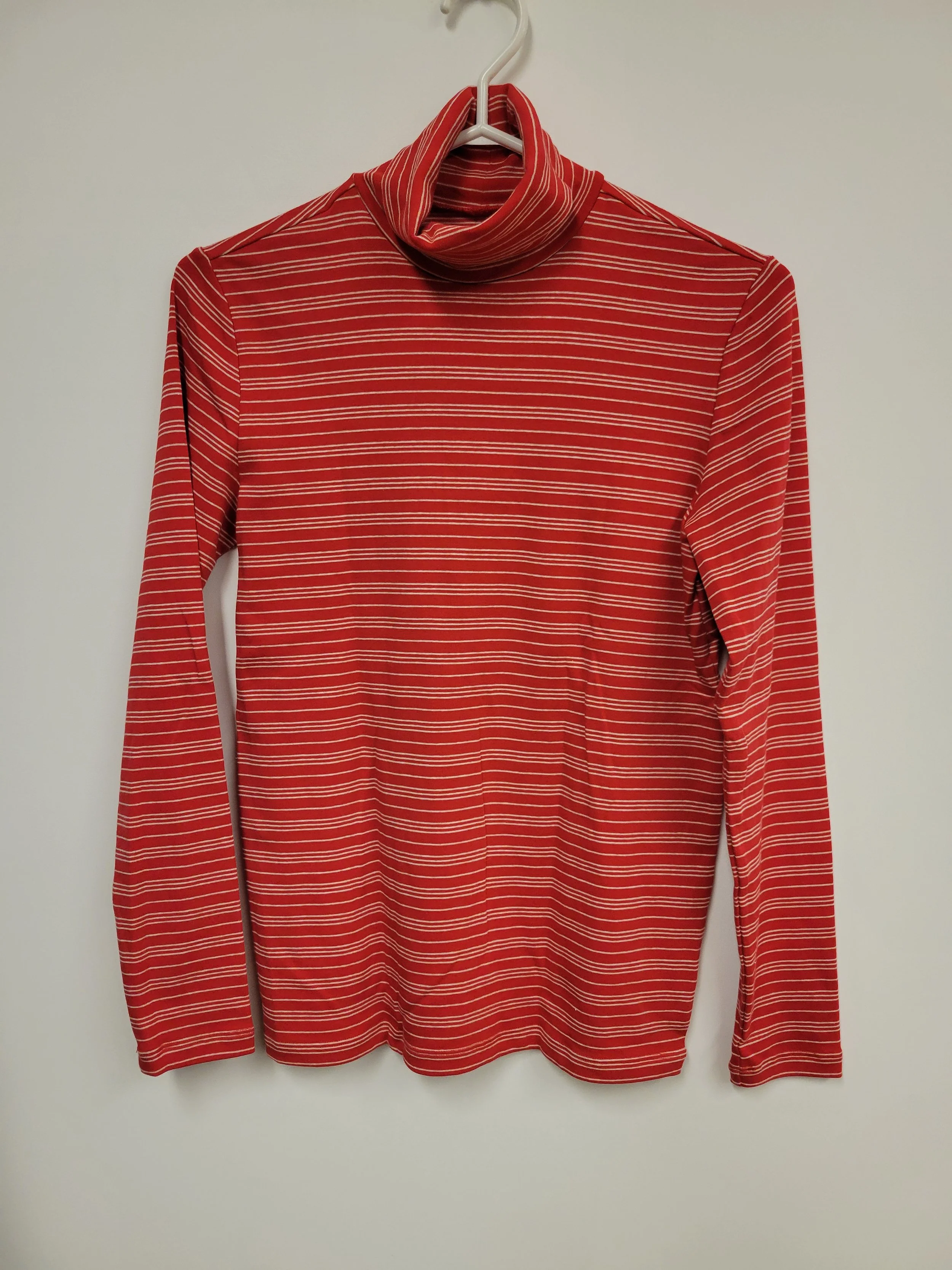 Chandail rayé rouge et blanc, Tristan, M