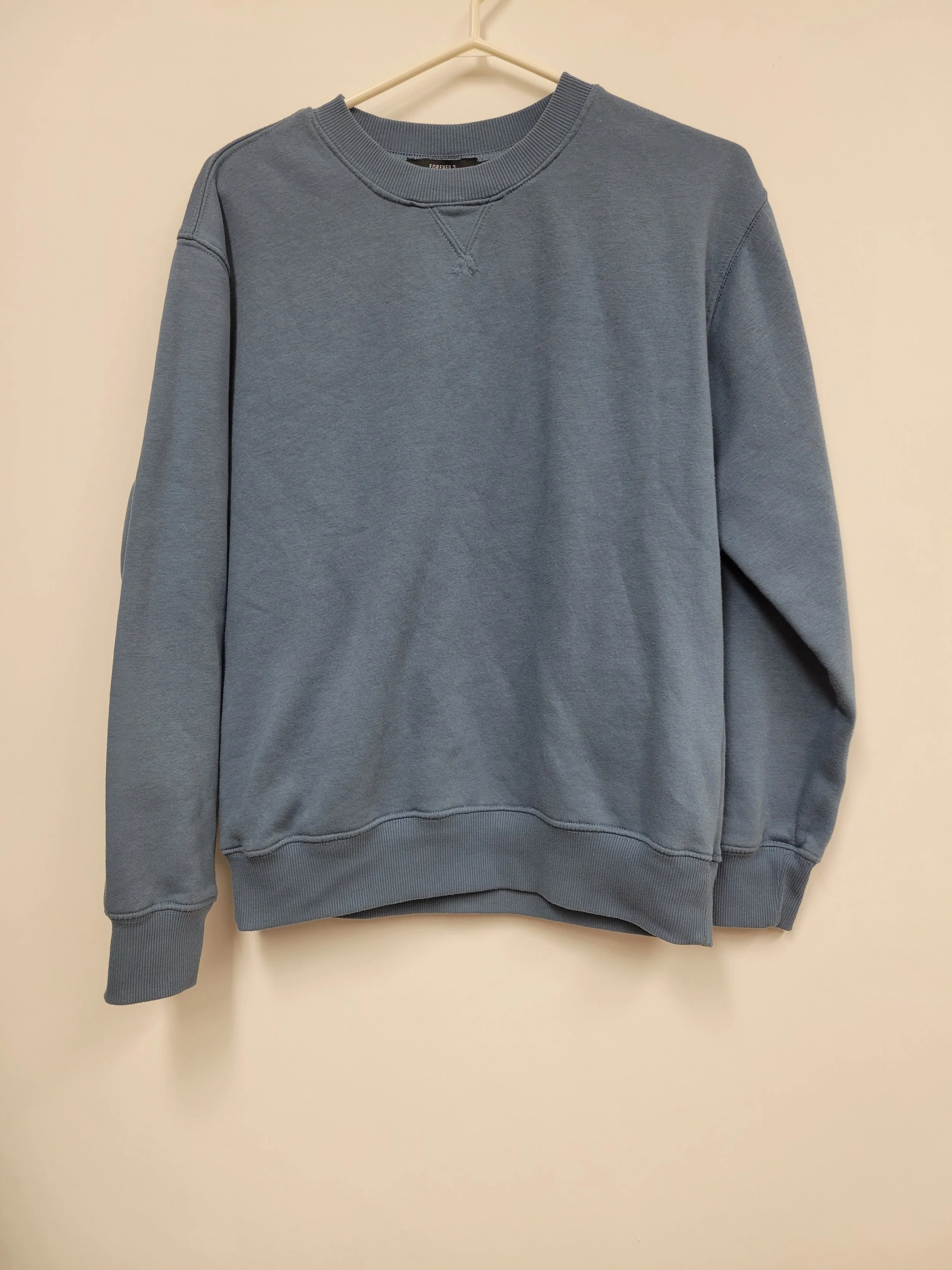 chandail bleu-gris, forever 21, M