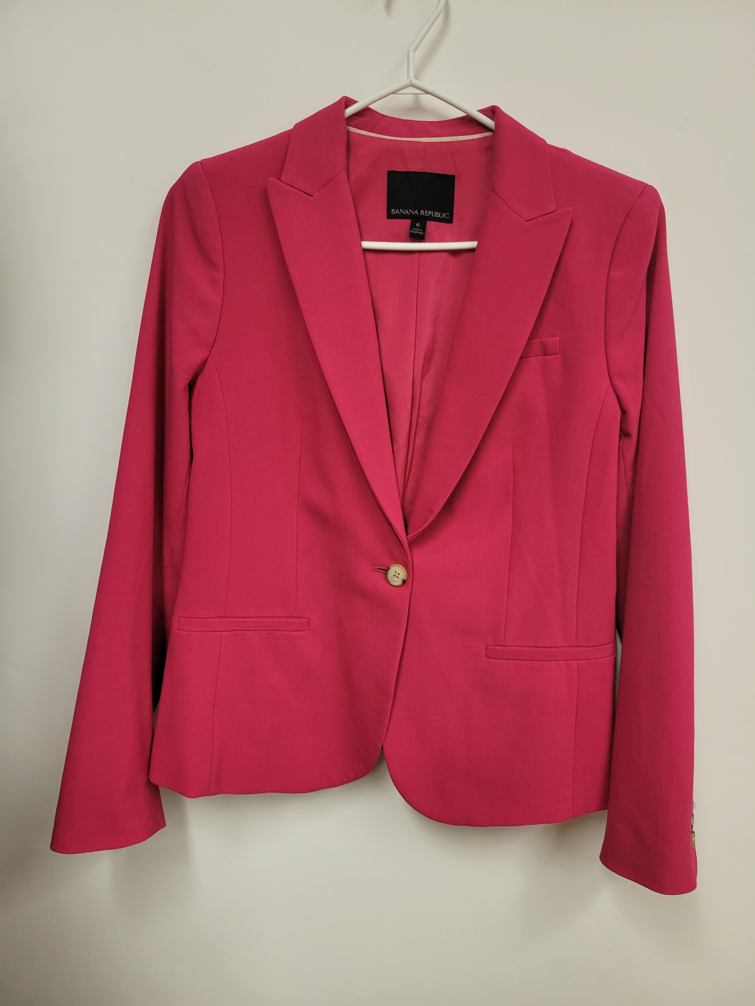 Veston rose magenta, Banana Republic, 6