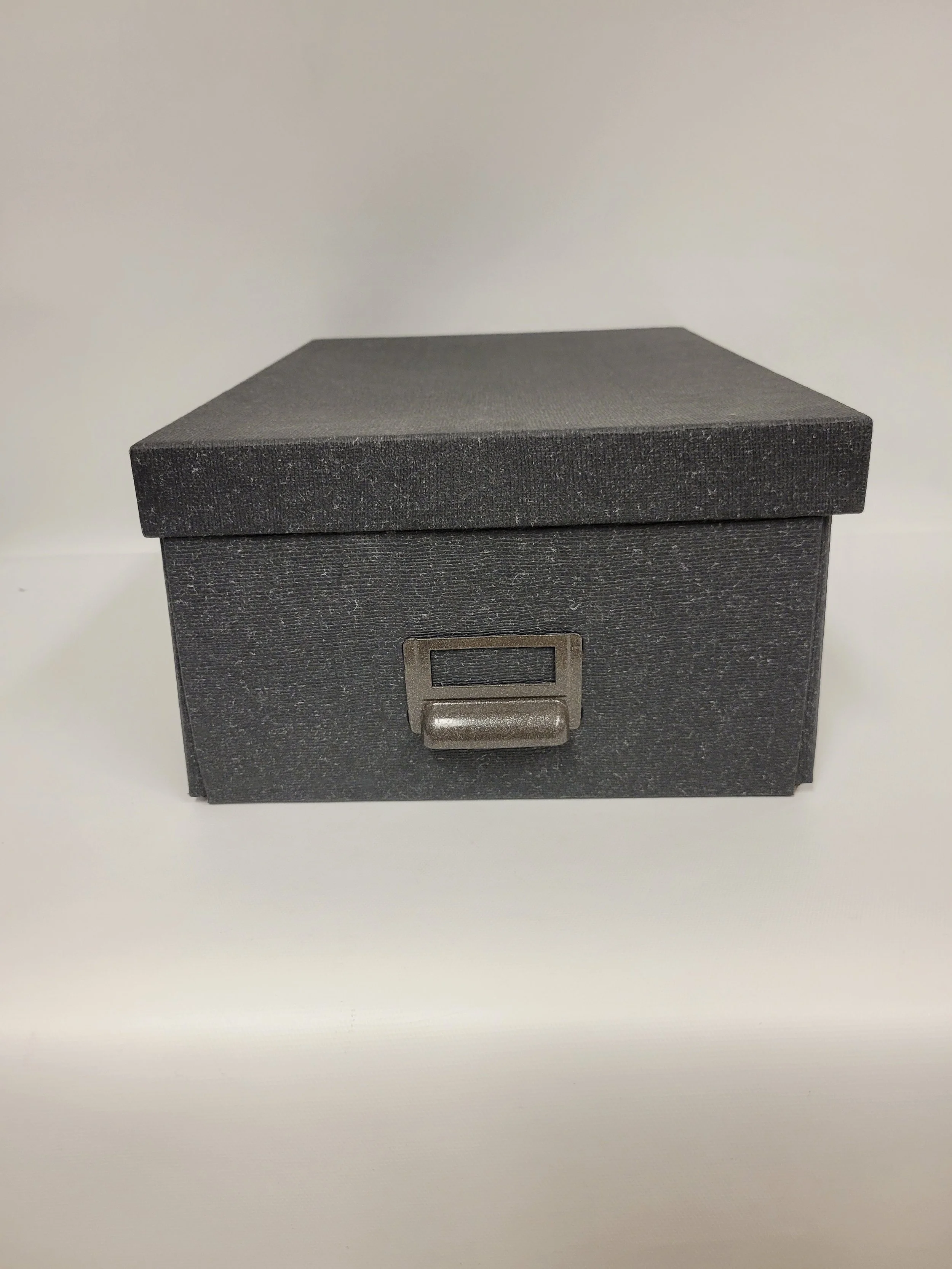 Boîte de rangement gris charbon