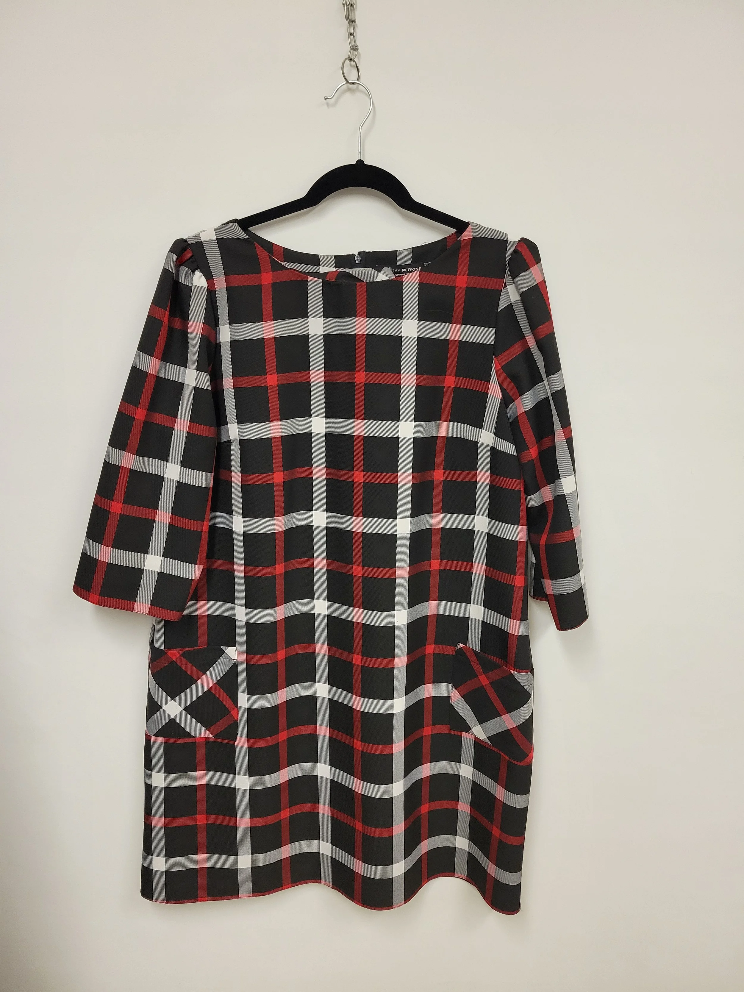 Robe carreautée rouge et noir, Dorothy Perkins, 14