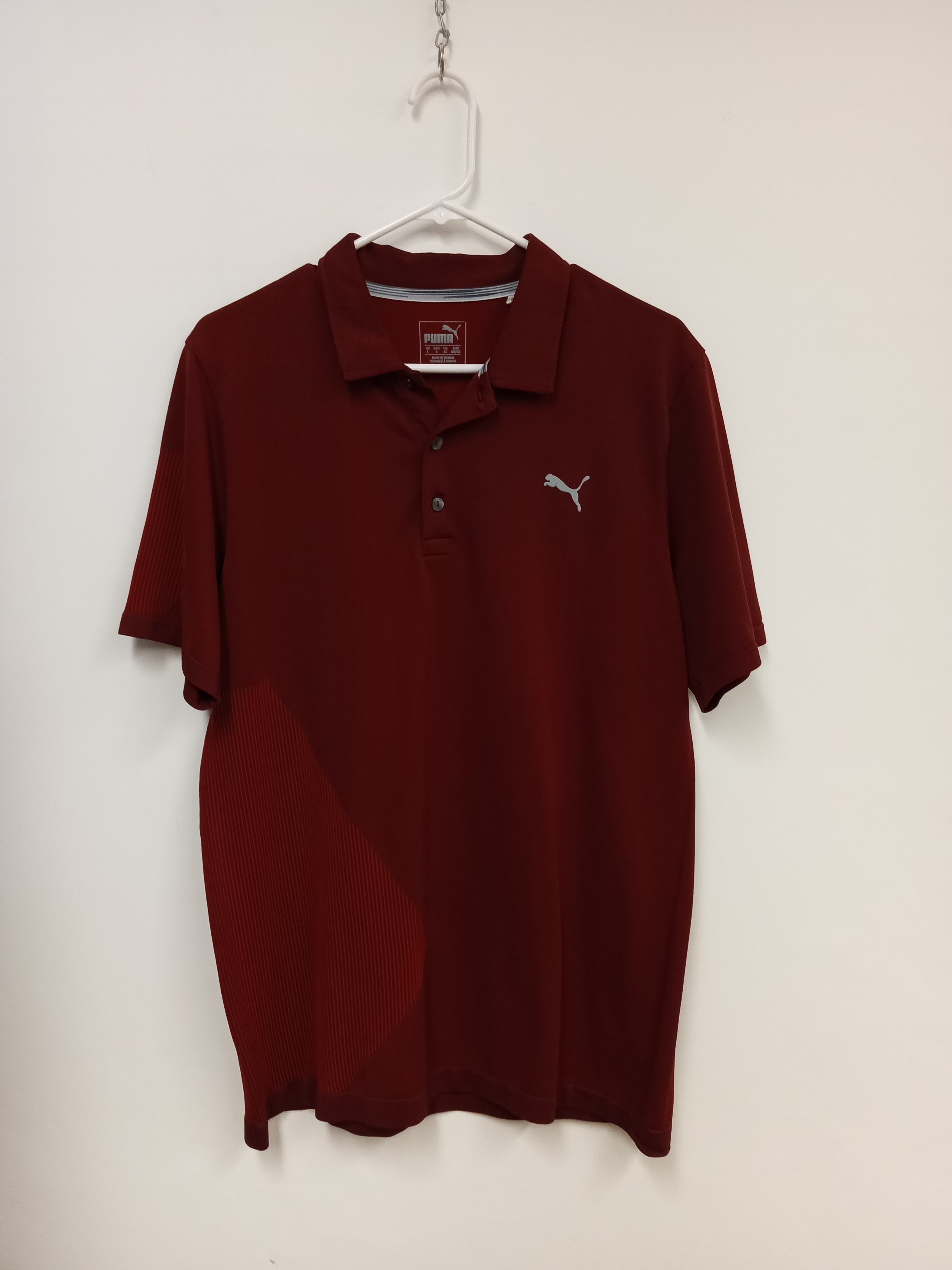 Polo manches courtes, Bourgogne, PUMA, L