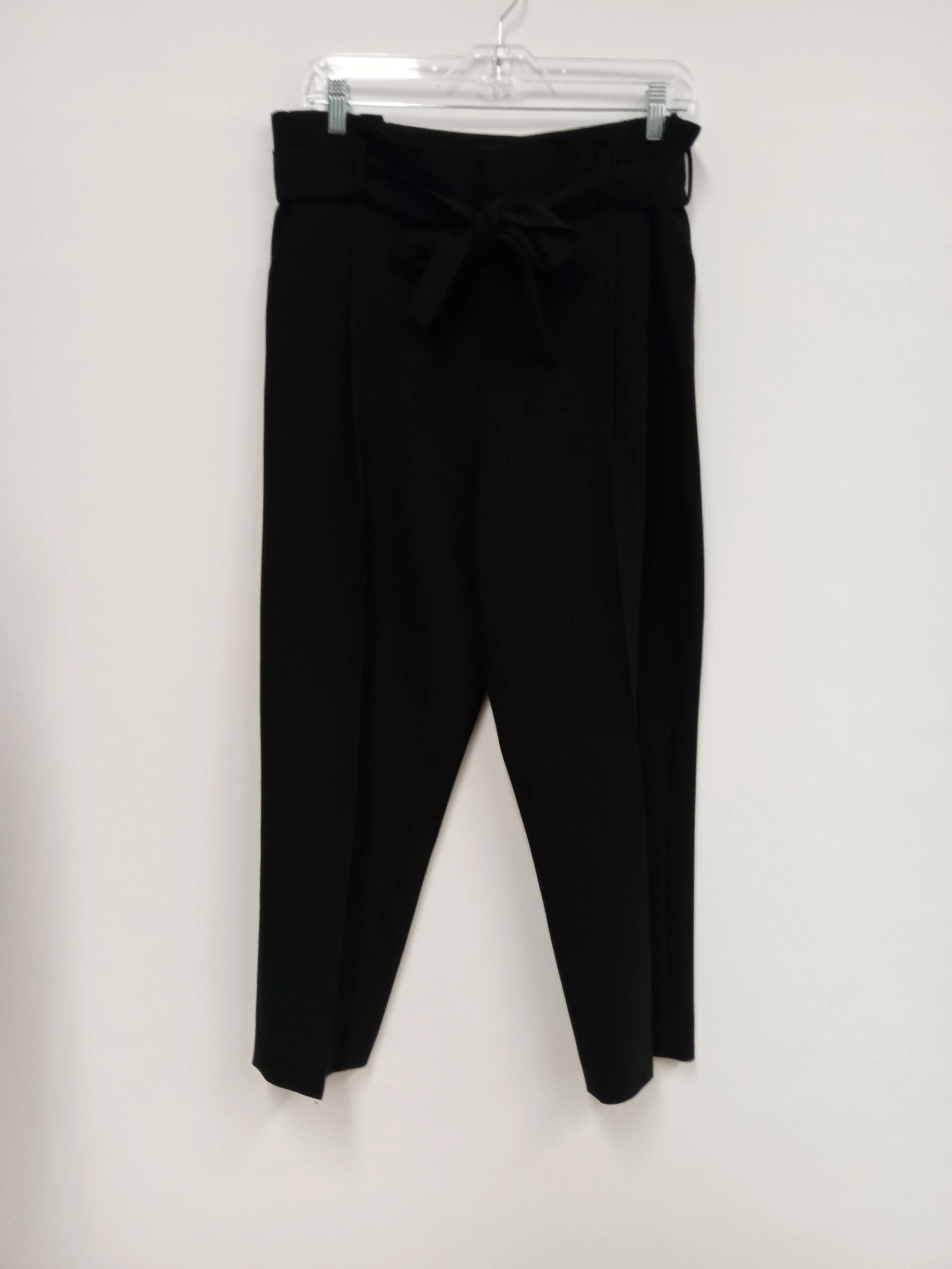 Pantalon noir chic, boucle à l'avant, Contemporaine, taille 12