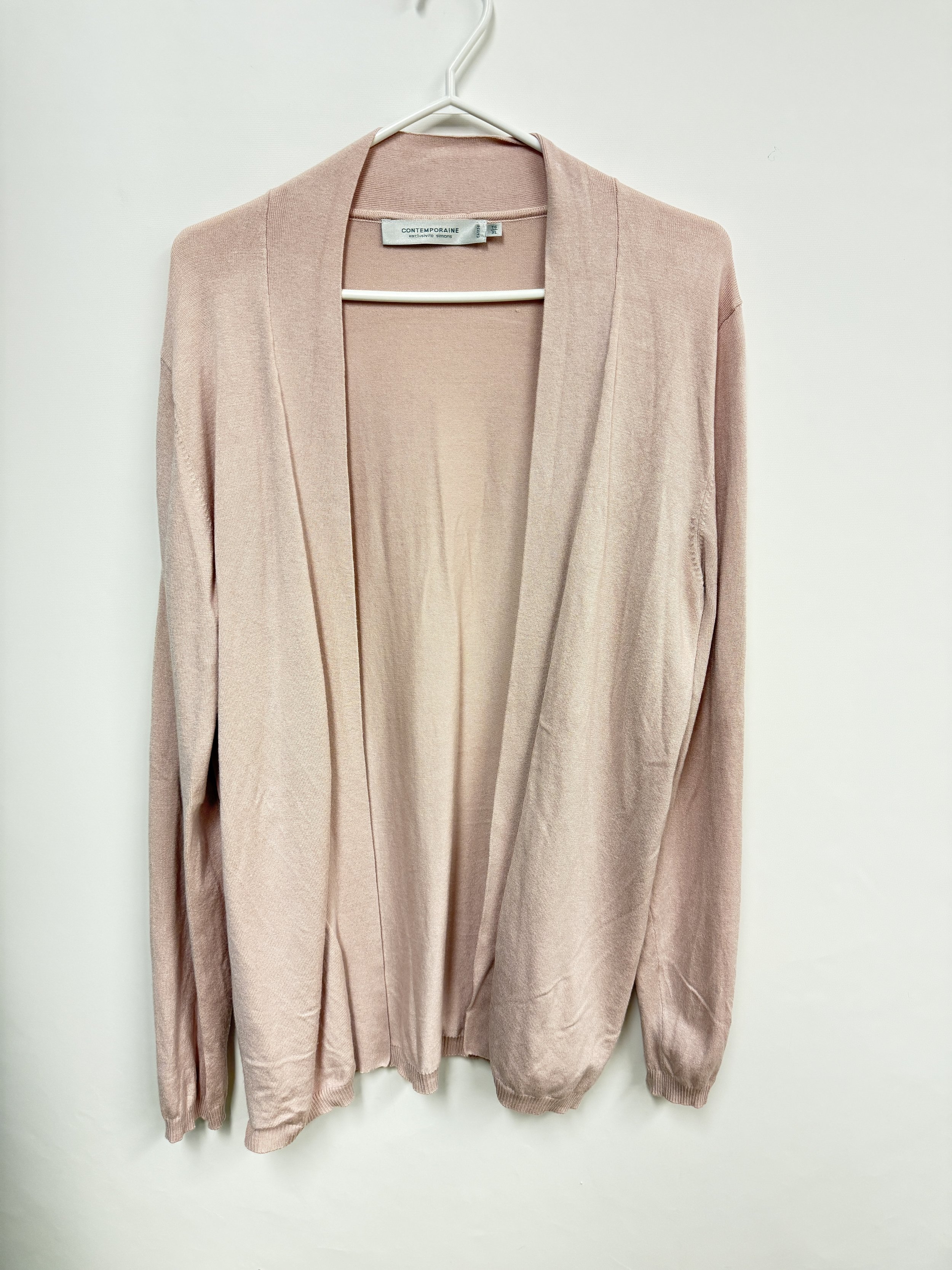 Cardigan vieux rose, Contemporaine par Simons, XL
