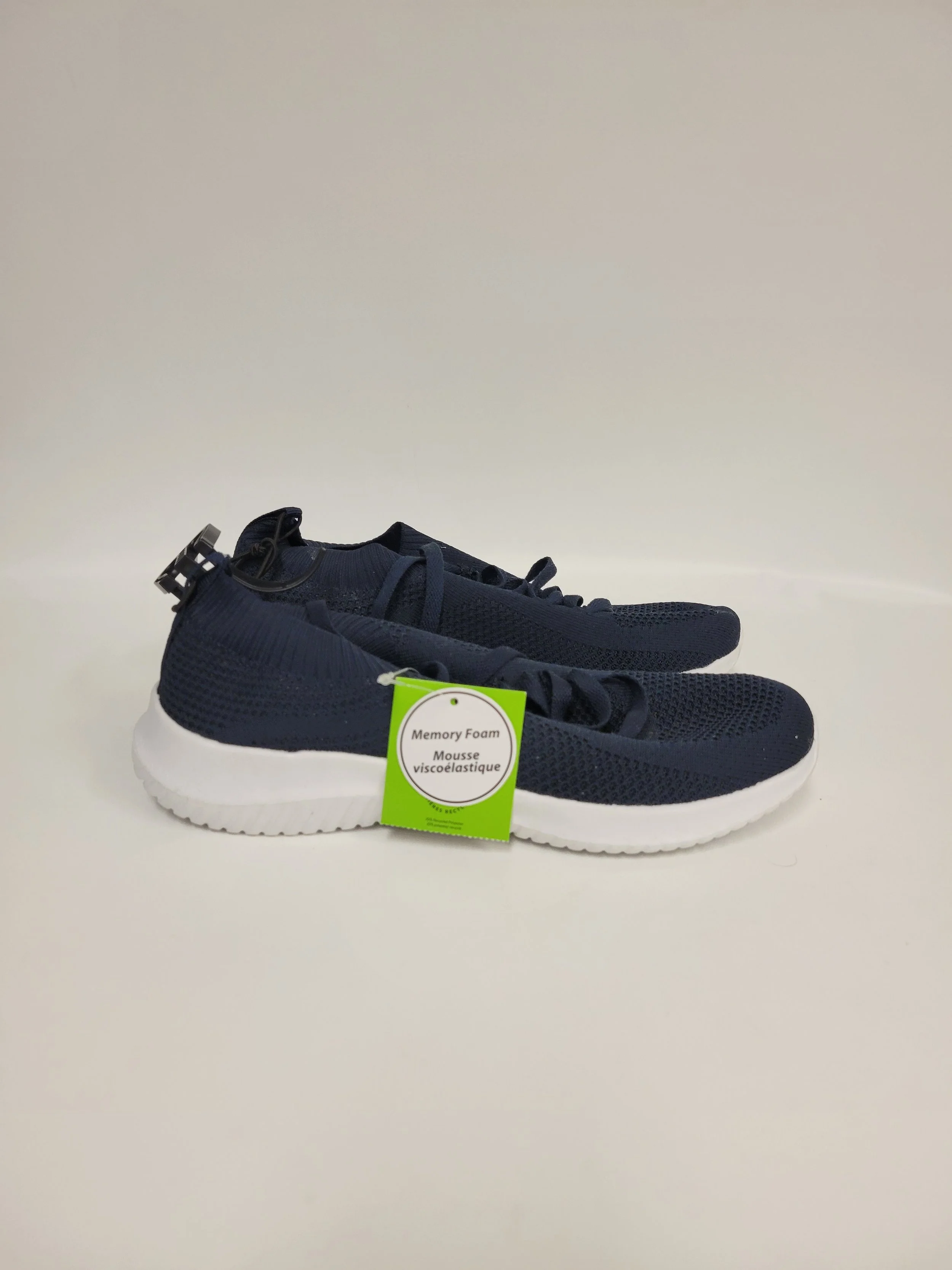 NEUF - Espadrilles marine, mousse viscoélastique, Athletic Works, grandeur 9