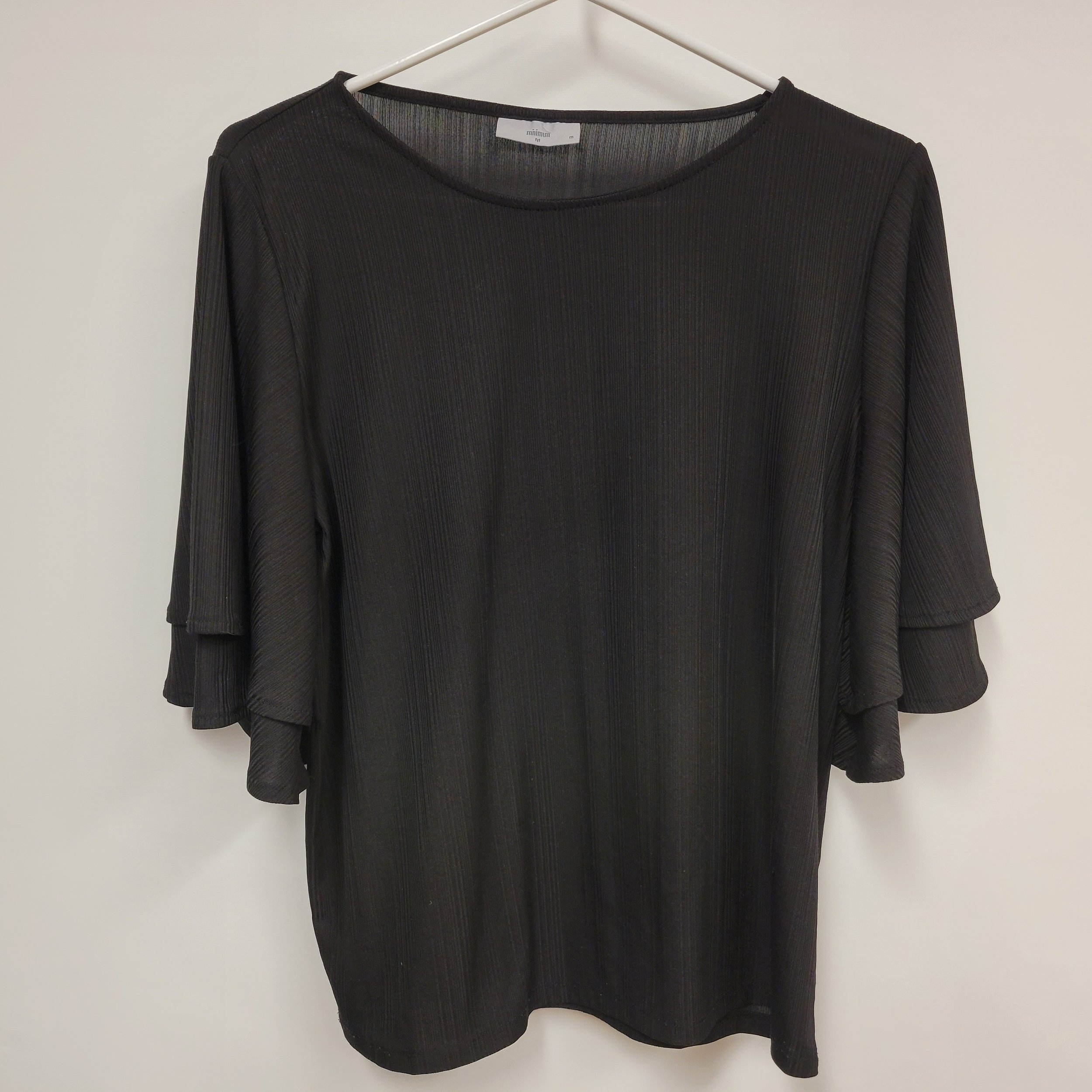 Haut ample noir fluide, Minimum, M