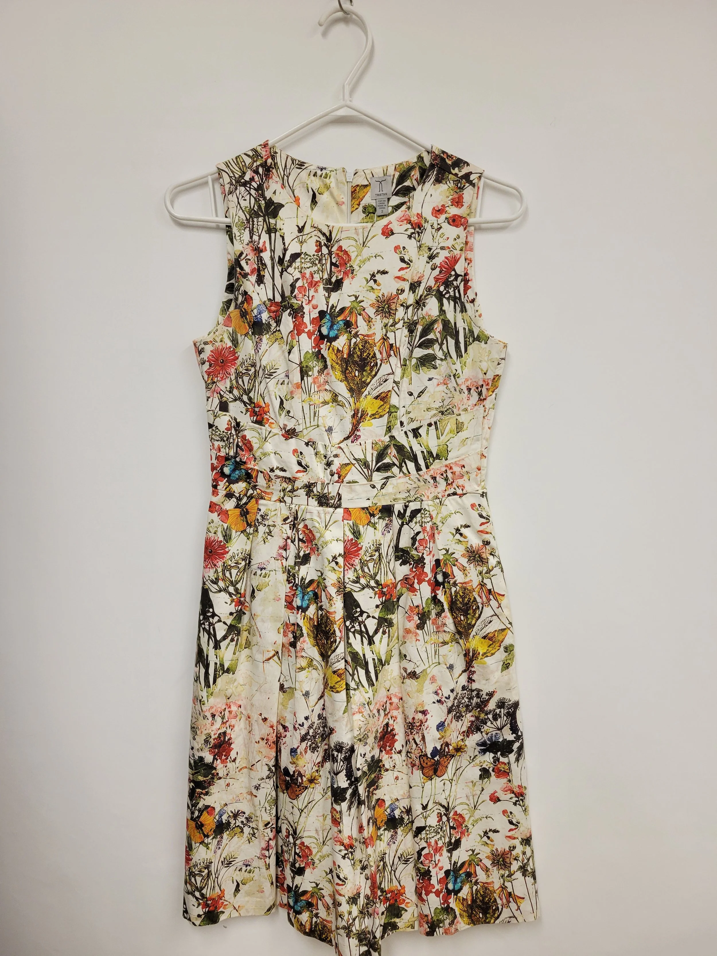 Robe sans manches, motifs colorés, Tristan, Taille 2