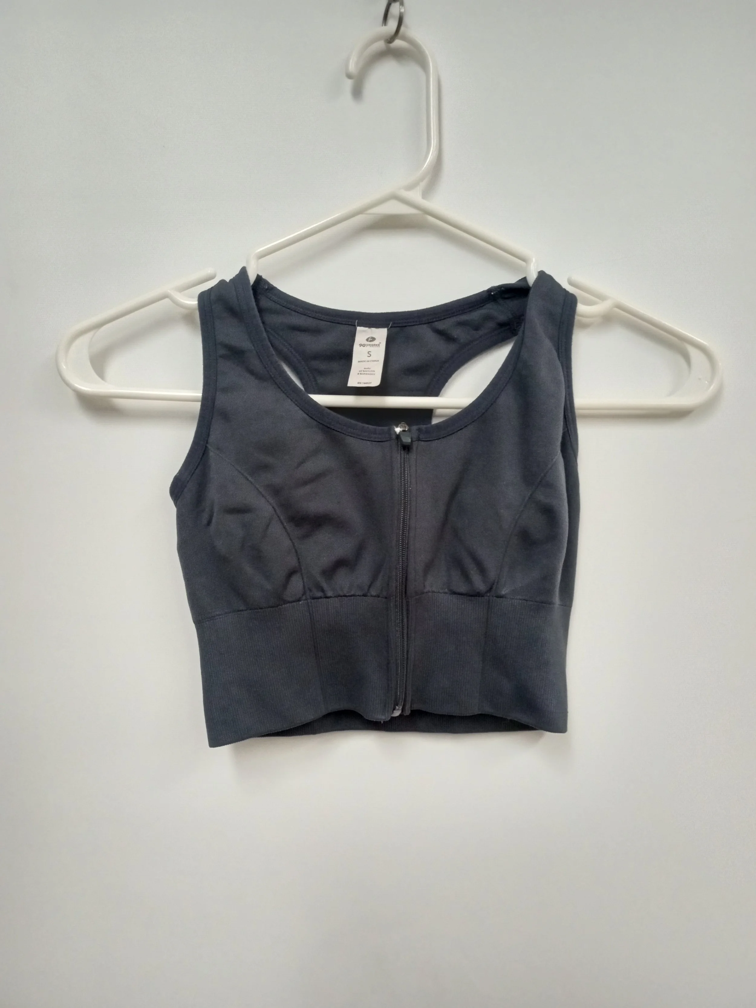 Brassière de sport, gris foncé, Reflex, S