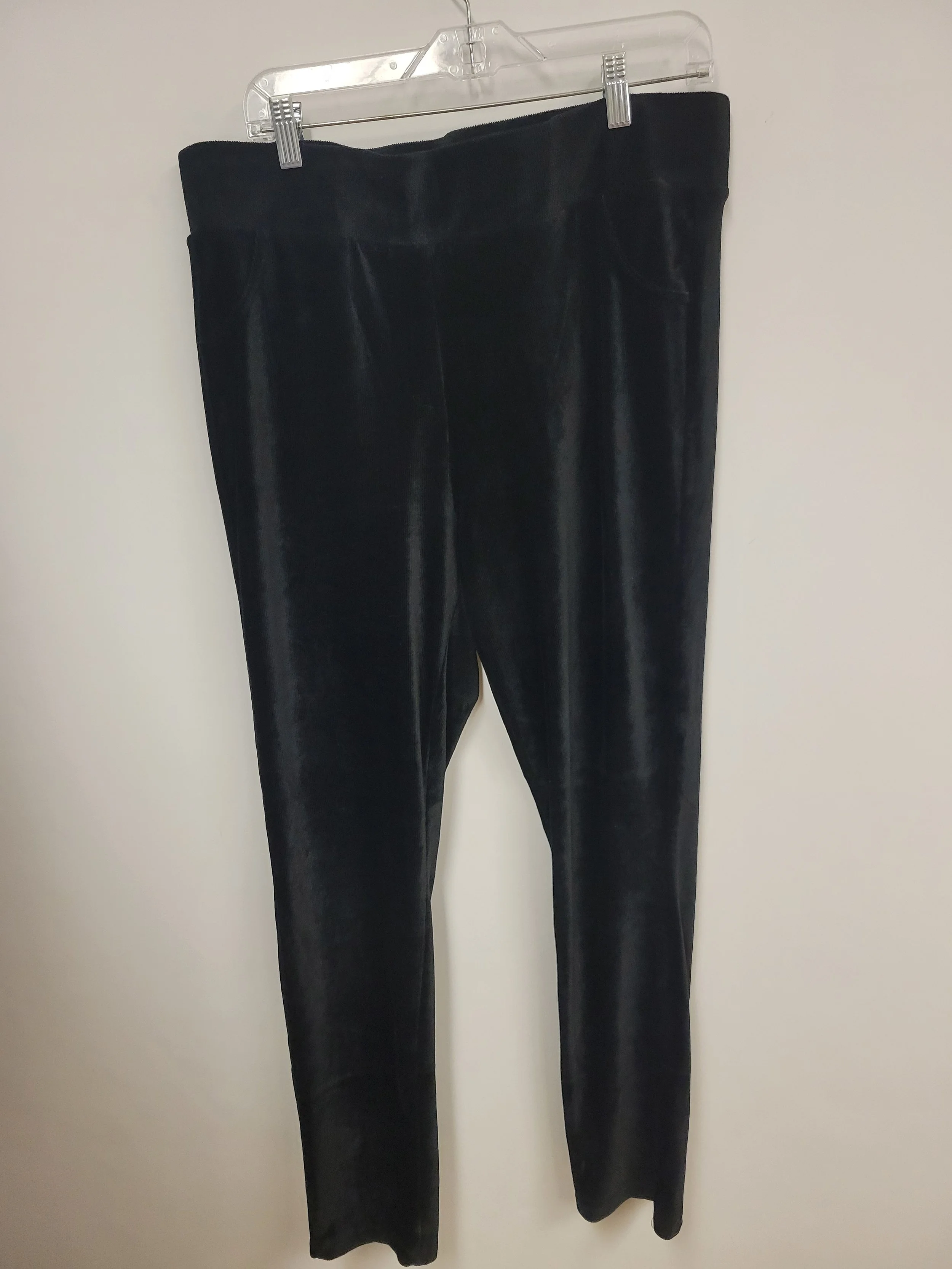 leggings en velours noir, Le grenier, taille XL