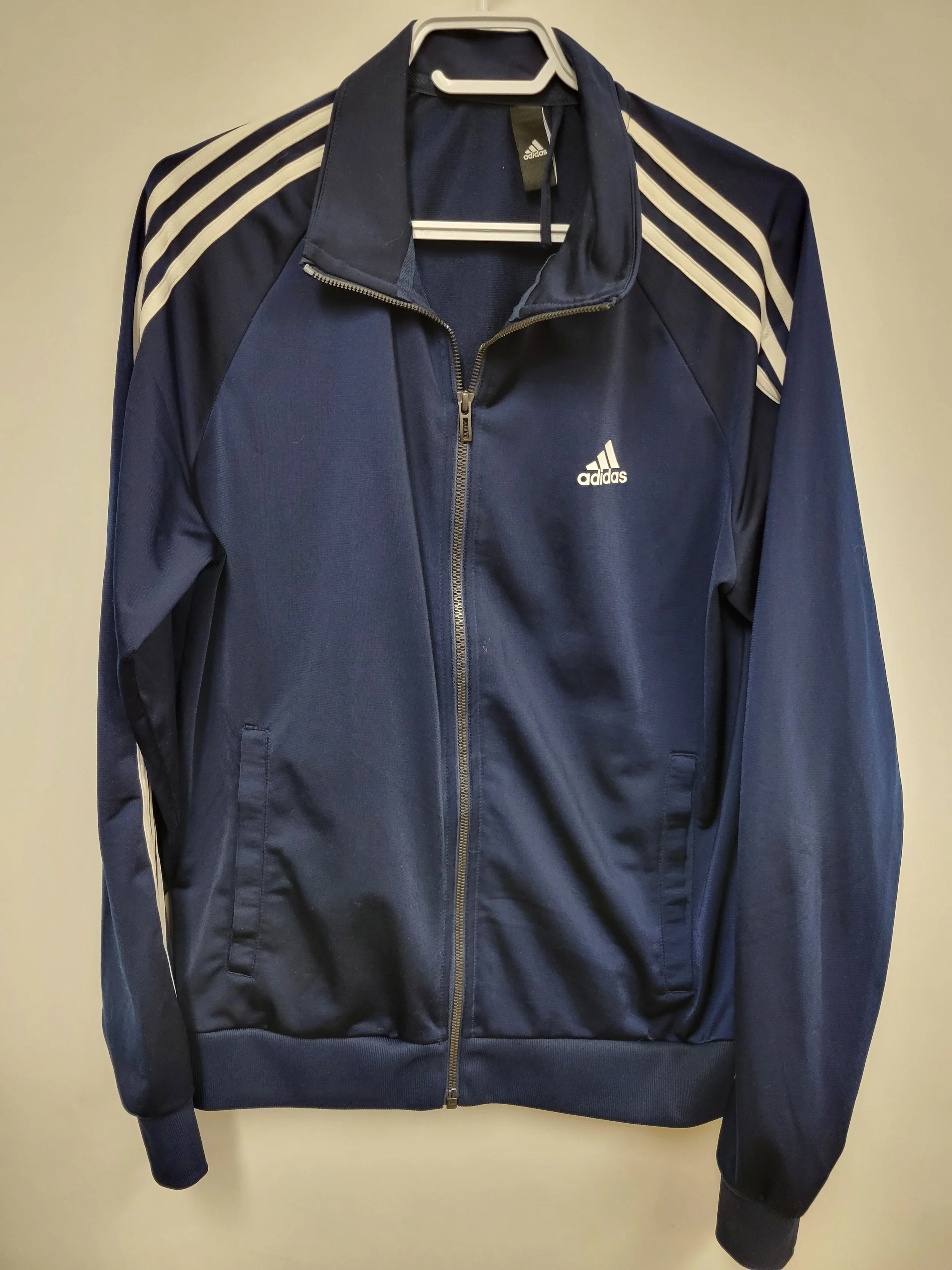 Veste zippée marine, Adidas, M