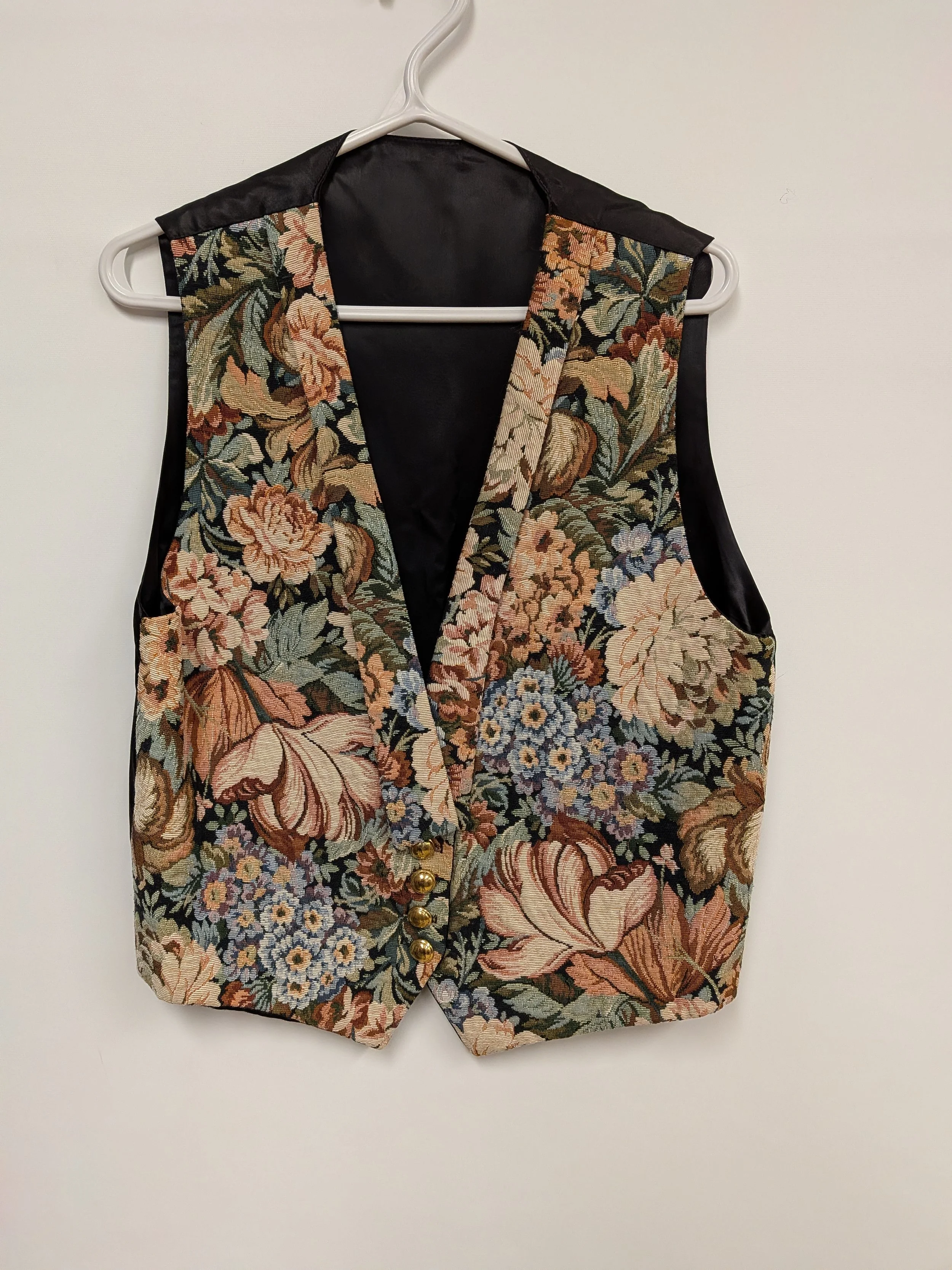 Veste en tapisserie fleurie, M/L