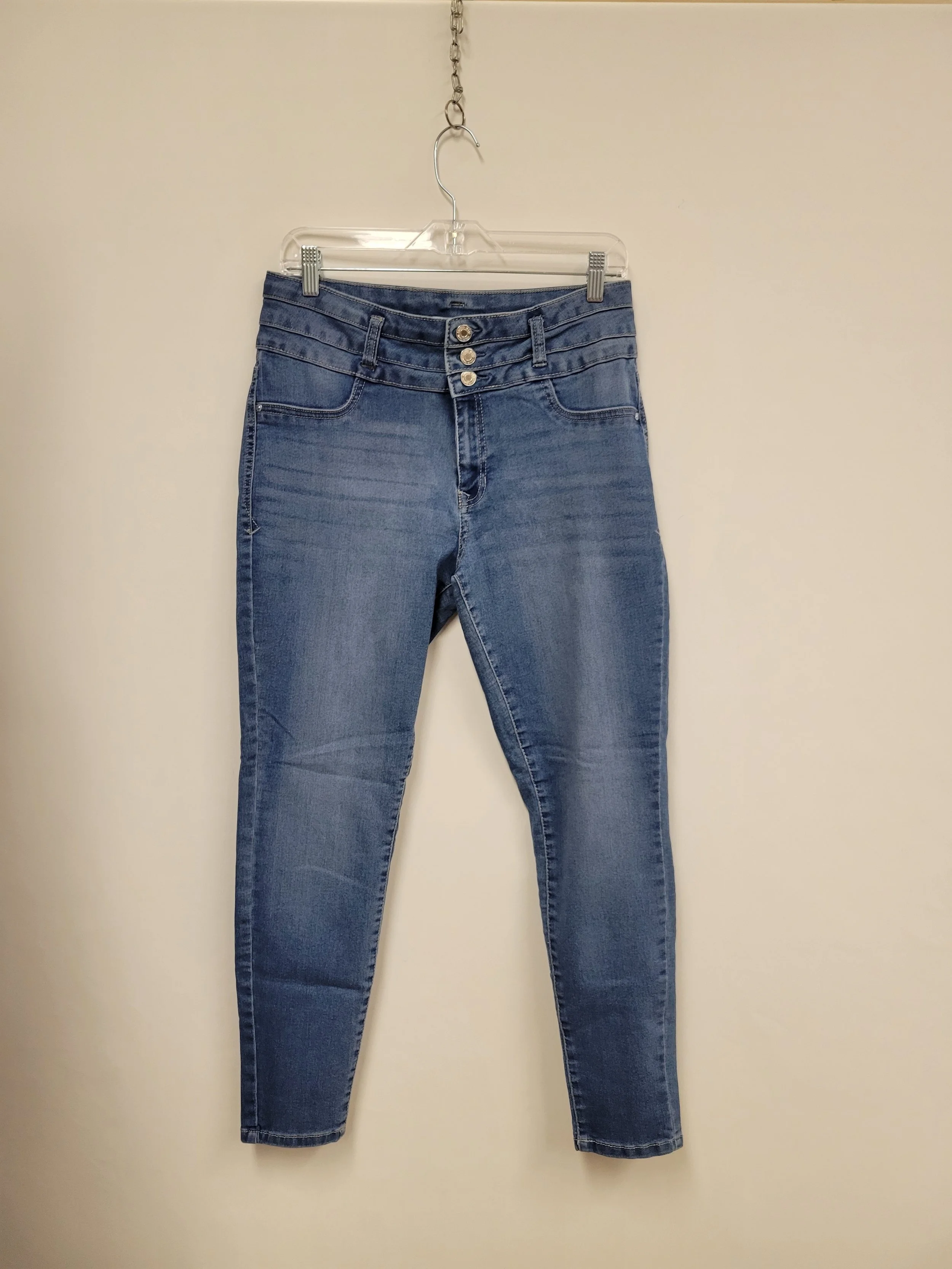 Jeans bleu pâle, droit (skinny), stretch, ANGELS, Taille 12