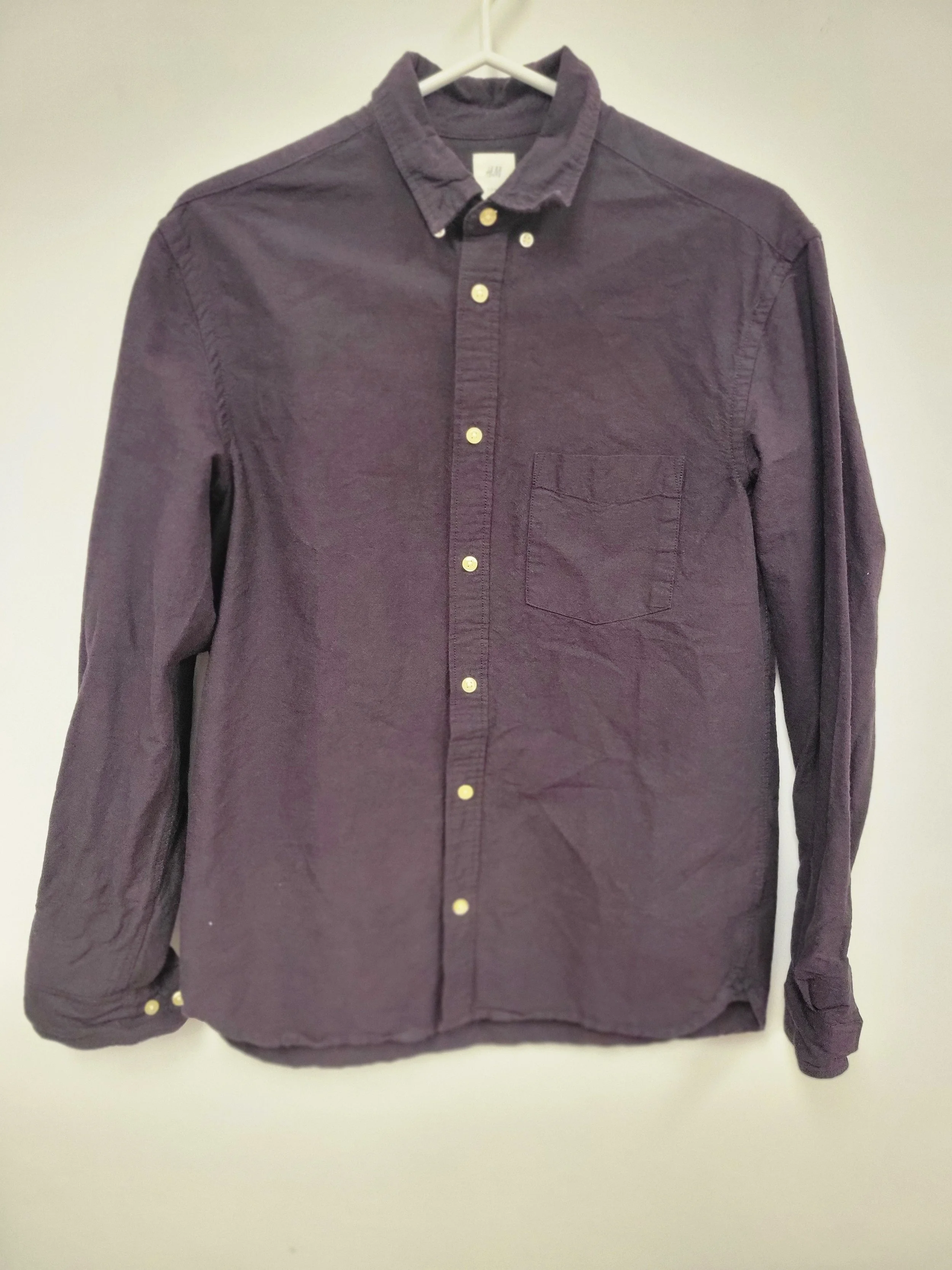 chemise pourpre épaisse, h&m,  M