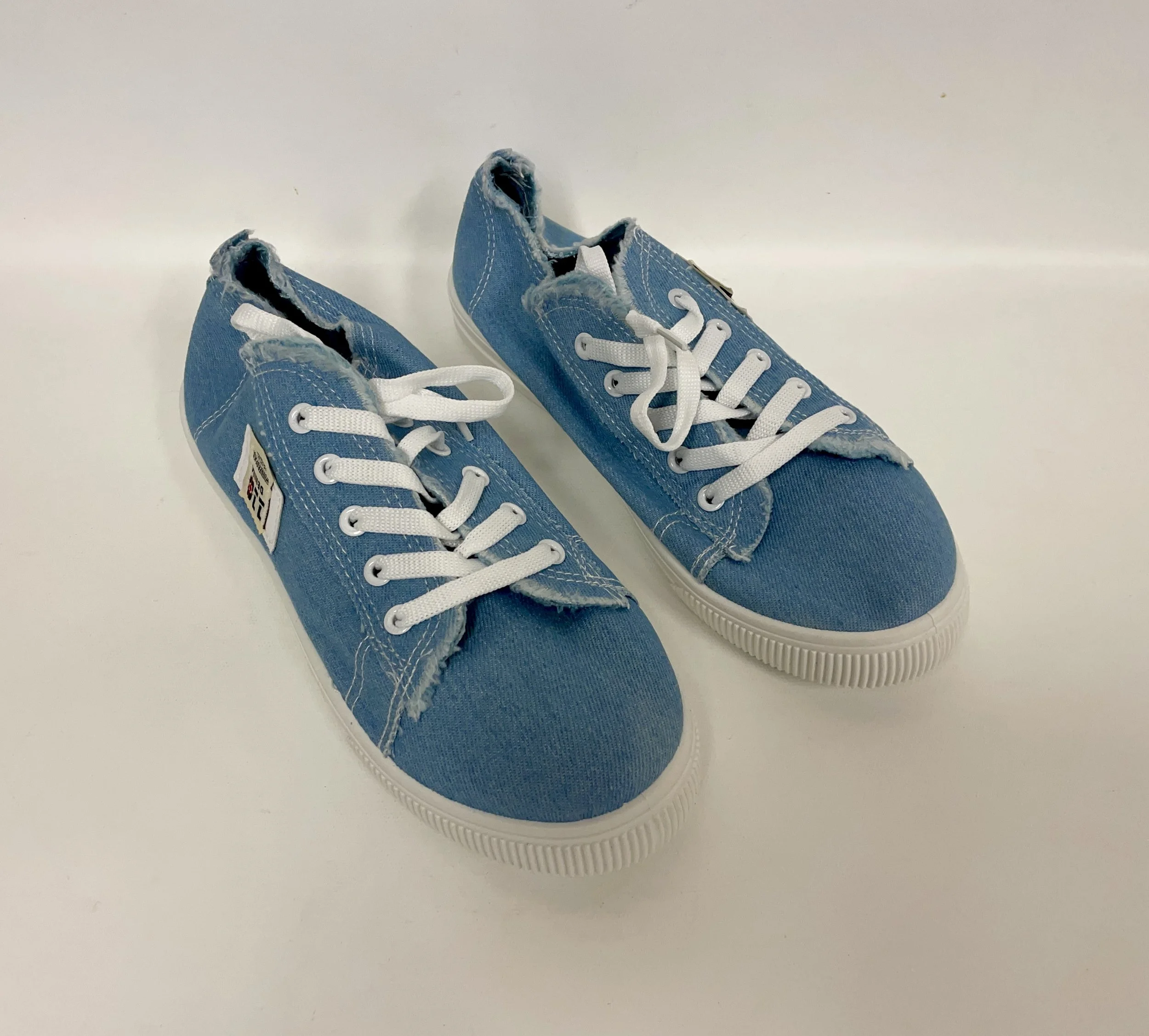 NEUF, espadrilles bleues, 110 DENIM, pointure 40 (9-9,5).