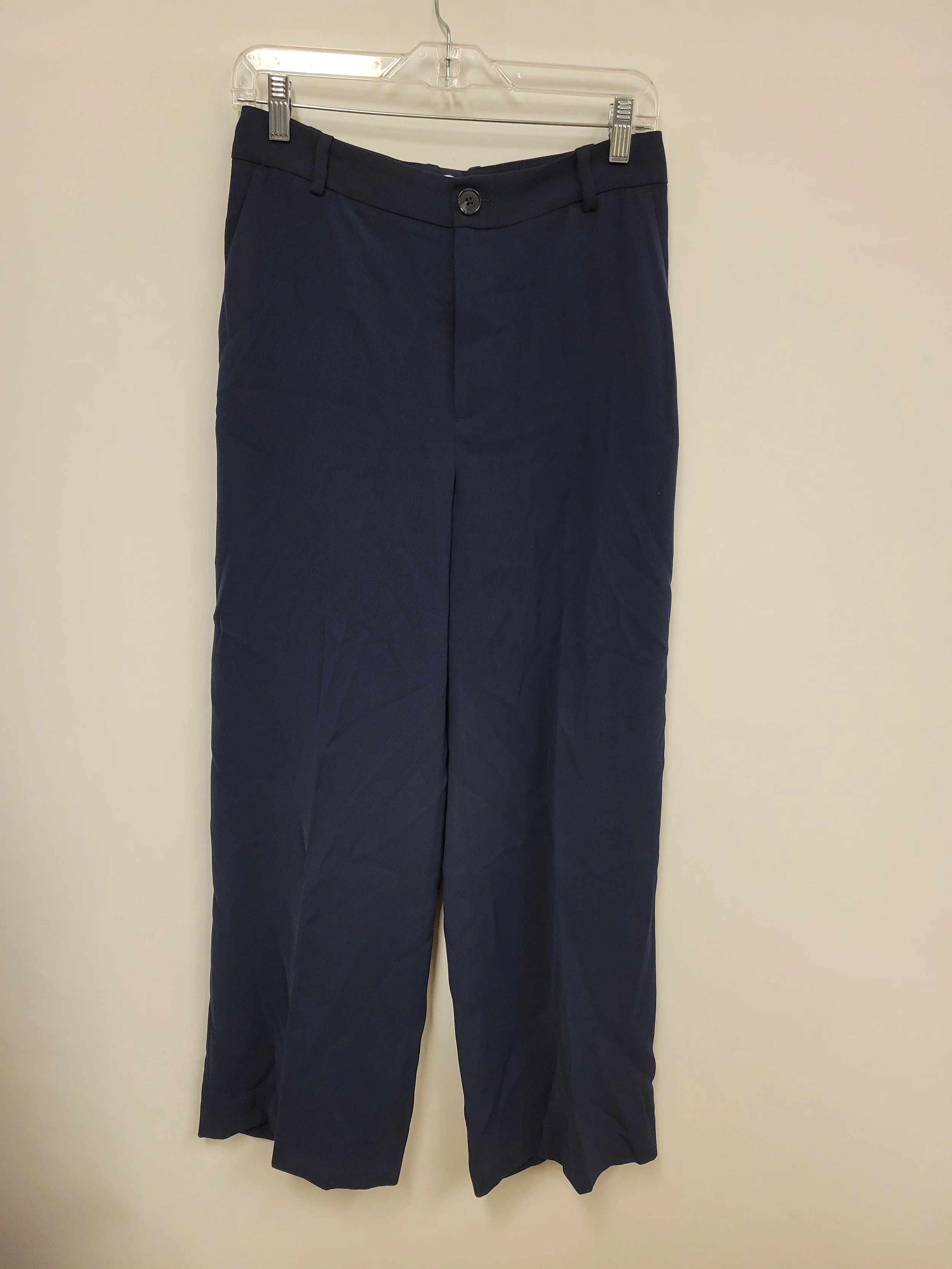 Pantalon ample bleu foncé, Contemporaine, taille 4