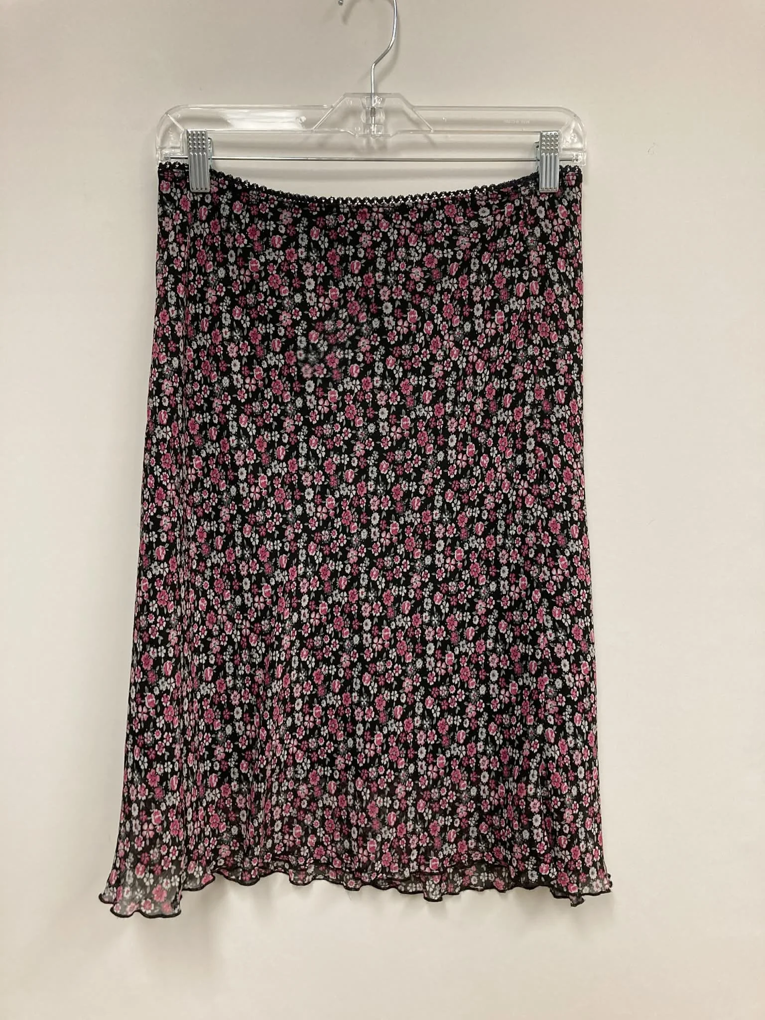 jupe noir fleuri rose, Karel, m