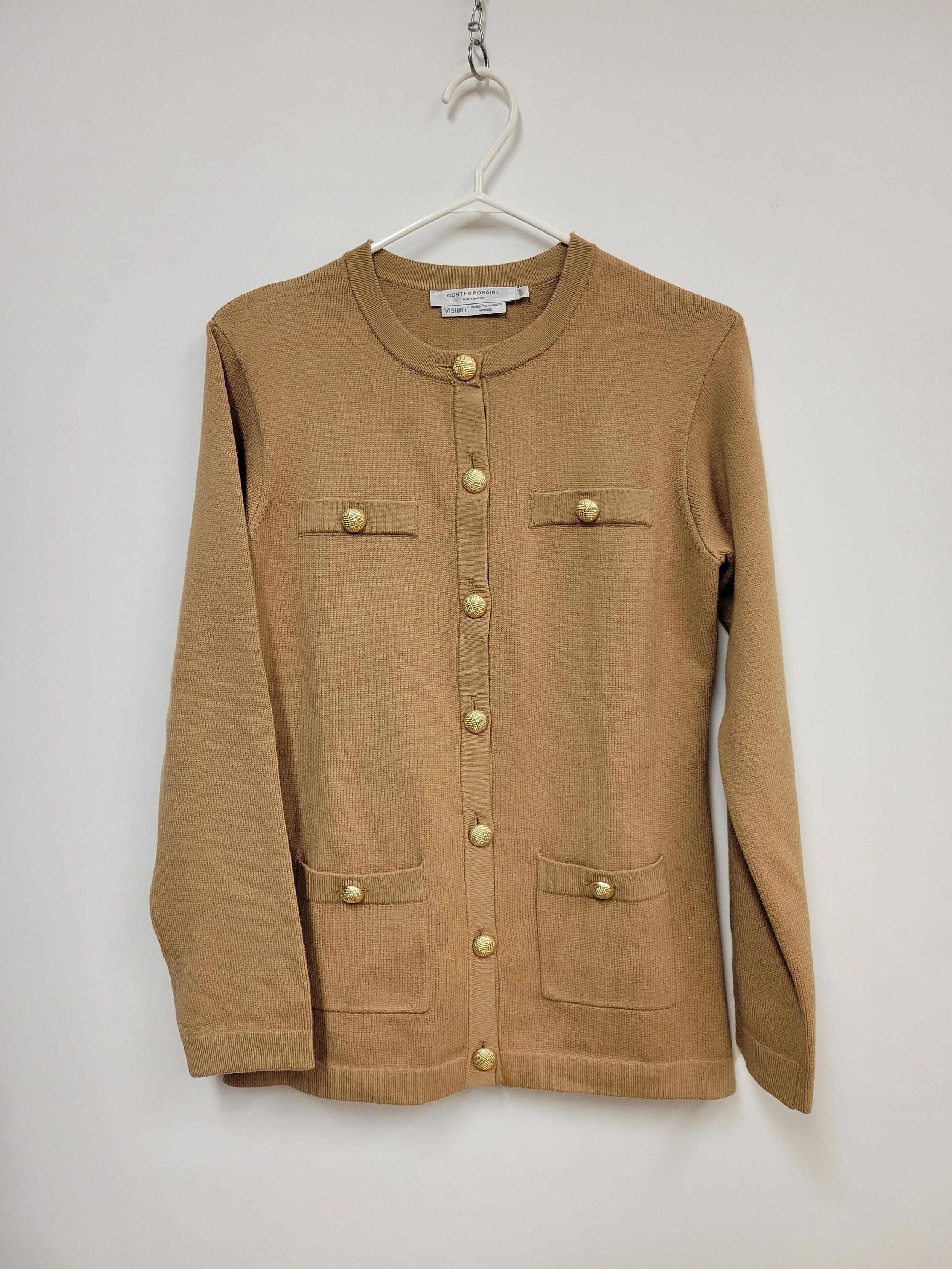 Tunique boutonnée, Beige miel, Viscose, CONTEMPORAINE par Simons, P