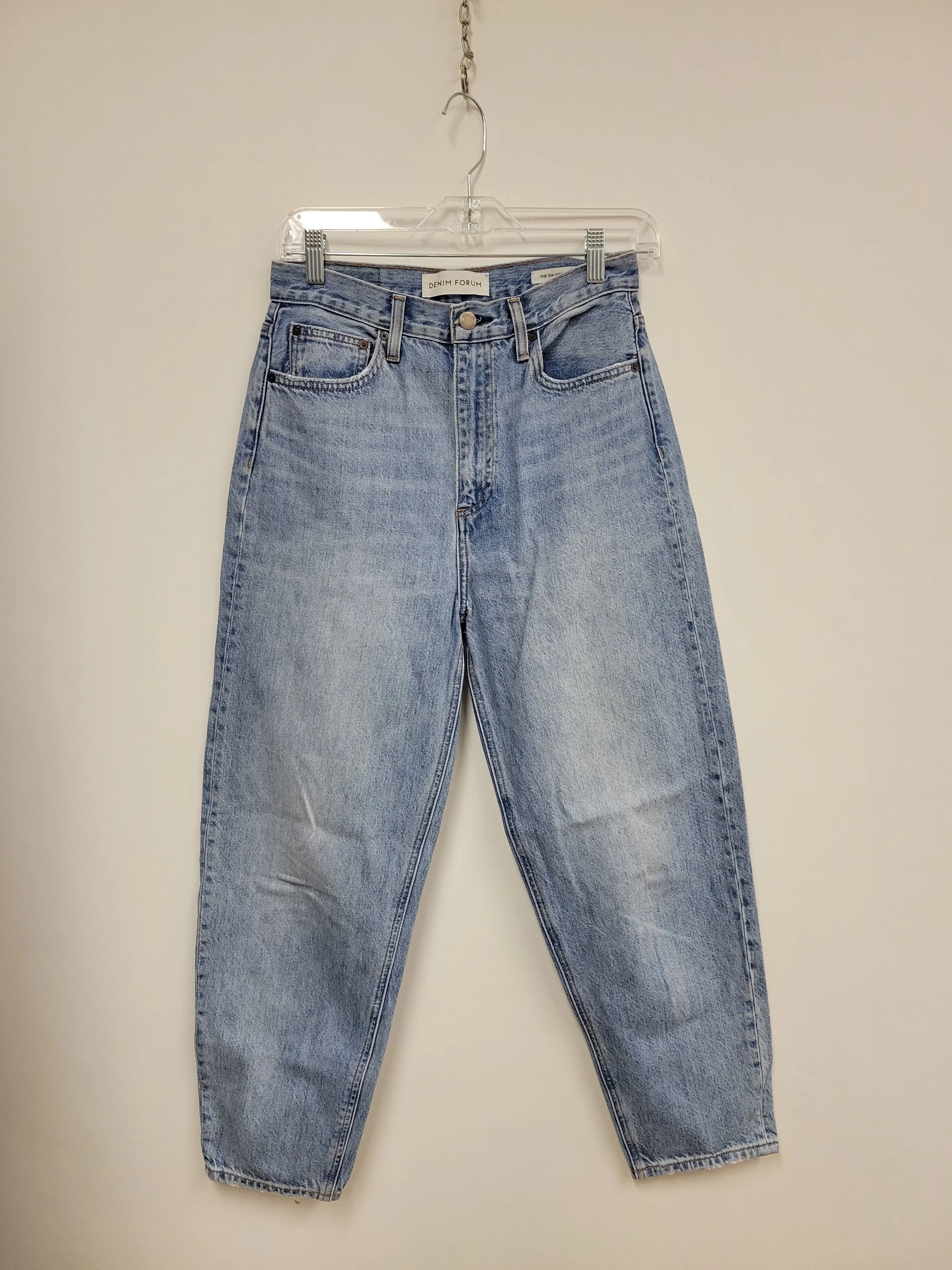 Jeans bleu pâle à la cheville (high rise), DENIM FORUM, Taille 27