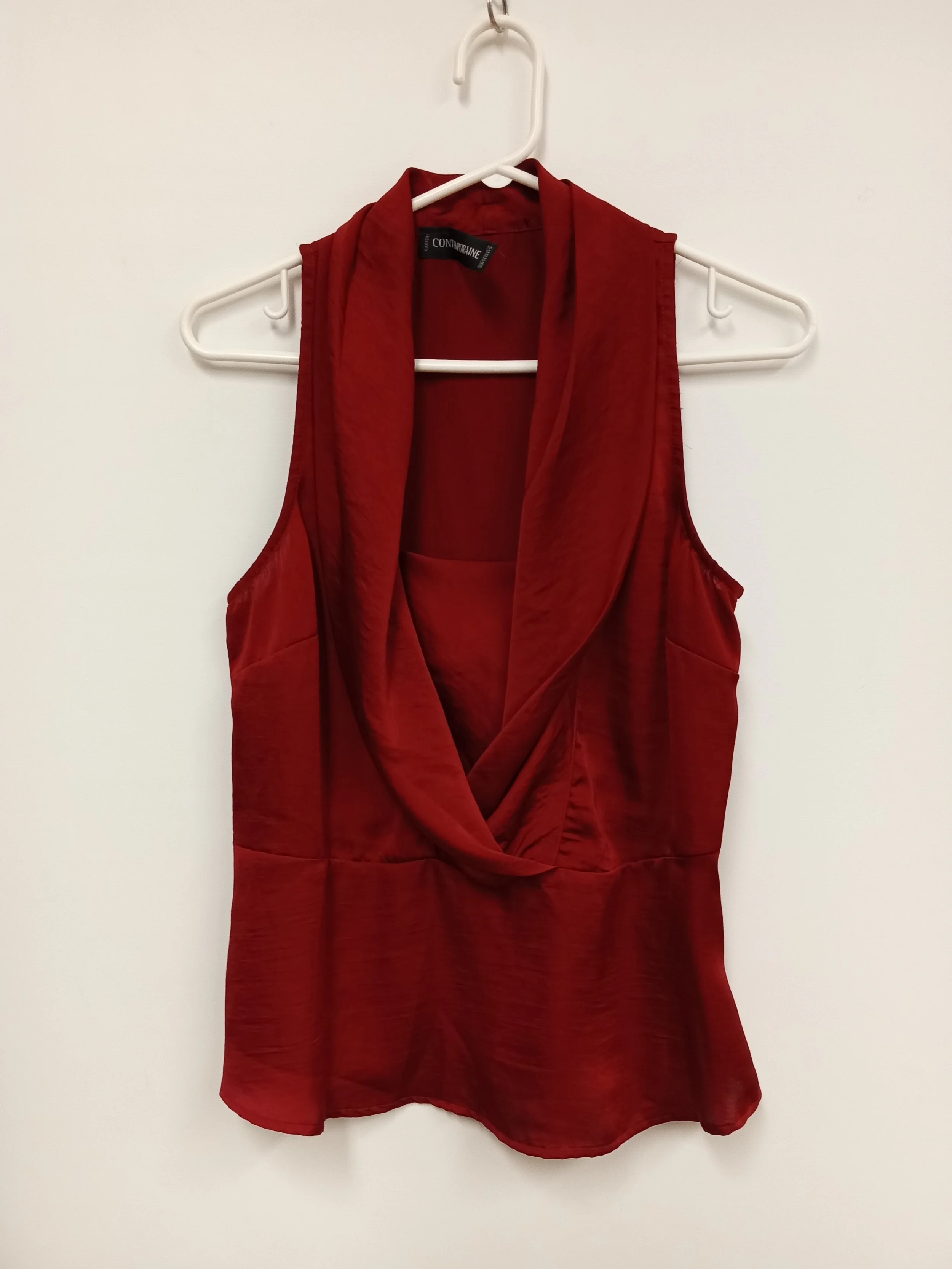 Tunique sans manches, framboise, Contemporaine, S