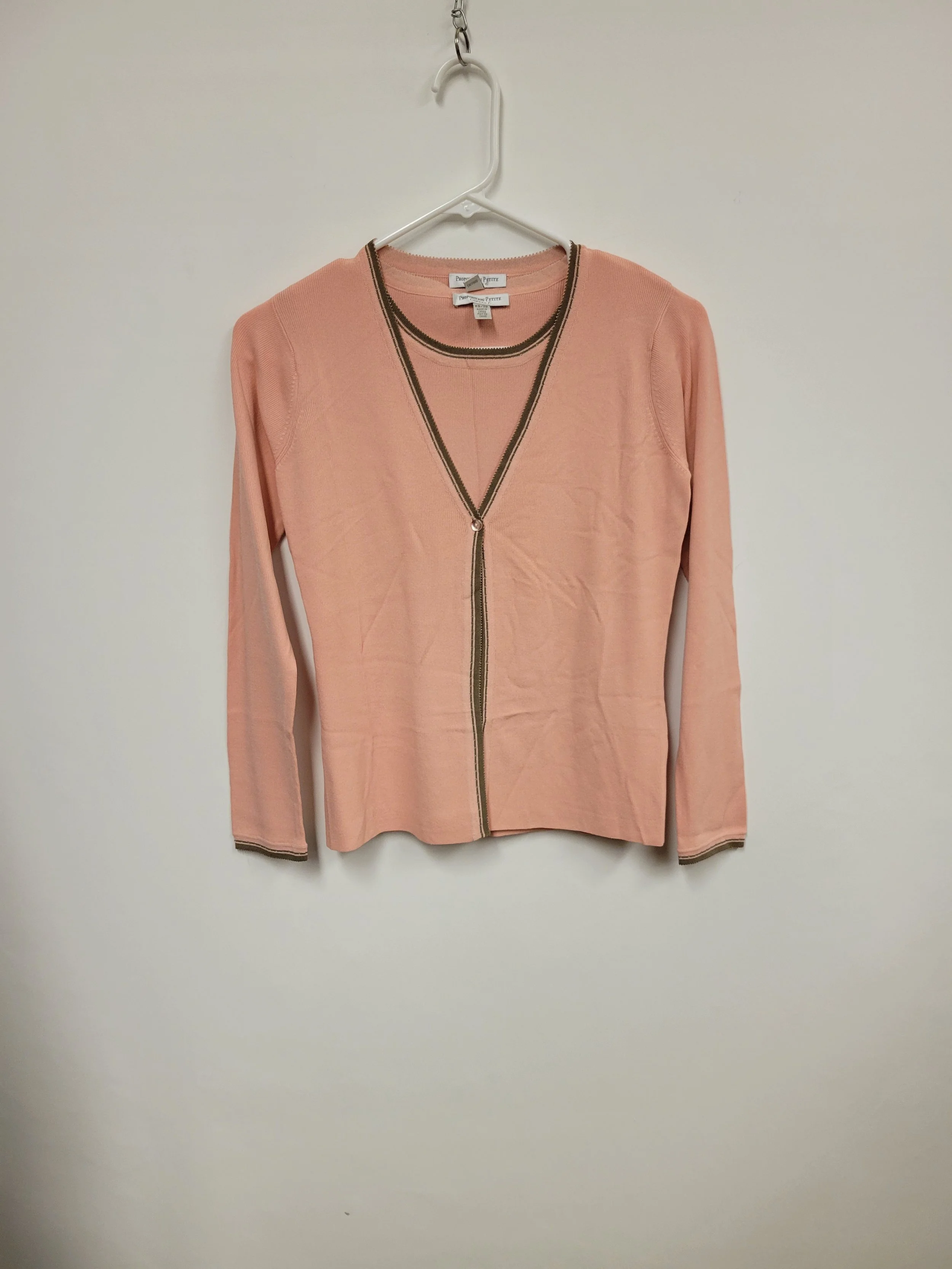 Cardigan rose pêche, Conrad C, Xs