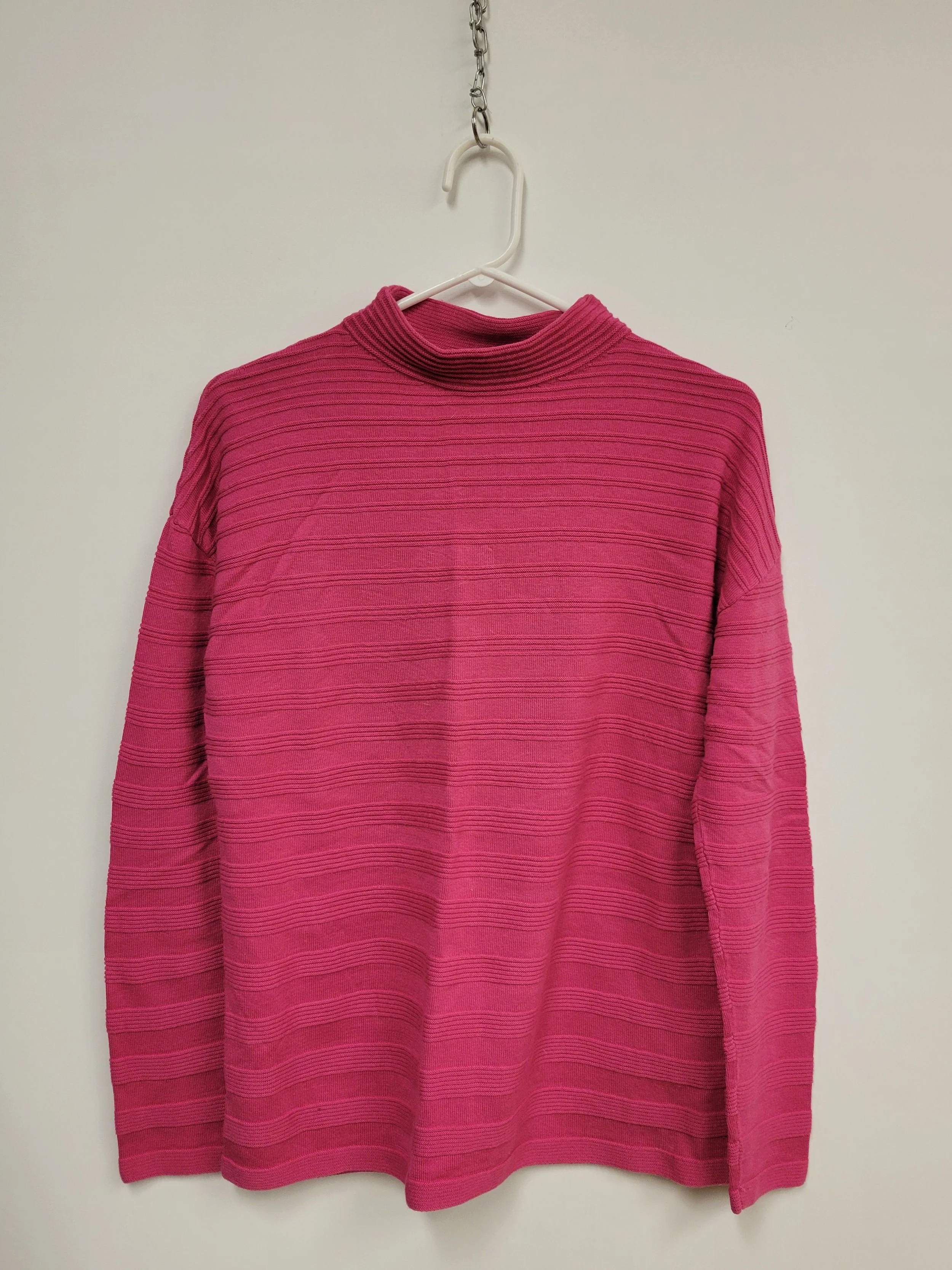Chandail rose fushia, Viscose et coton,  OUI, Taille 38